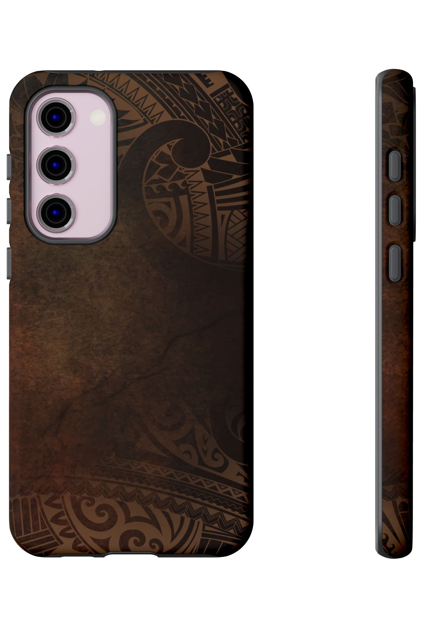 Aloha Aina Tough Samsung Galaxy Case Side View - Dual Layer Drop Protection Hawaiian Phone Case - The Local Banyan