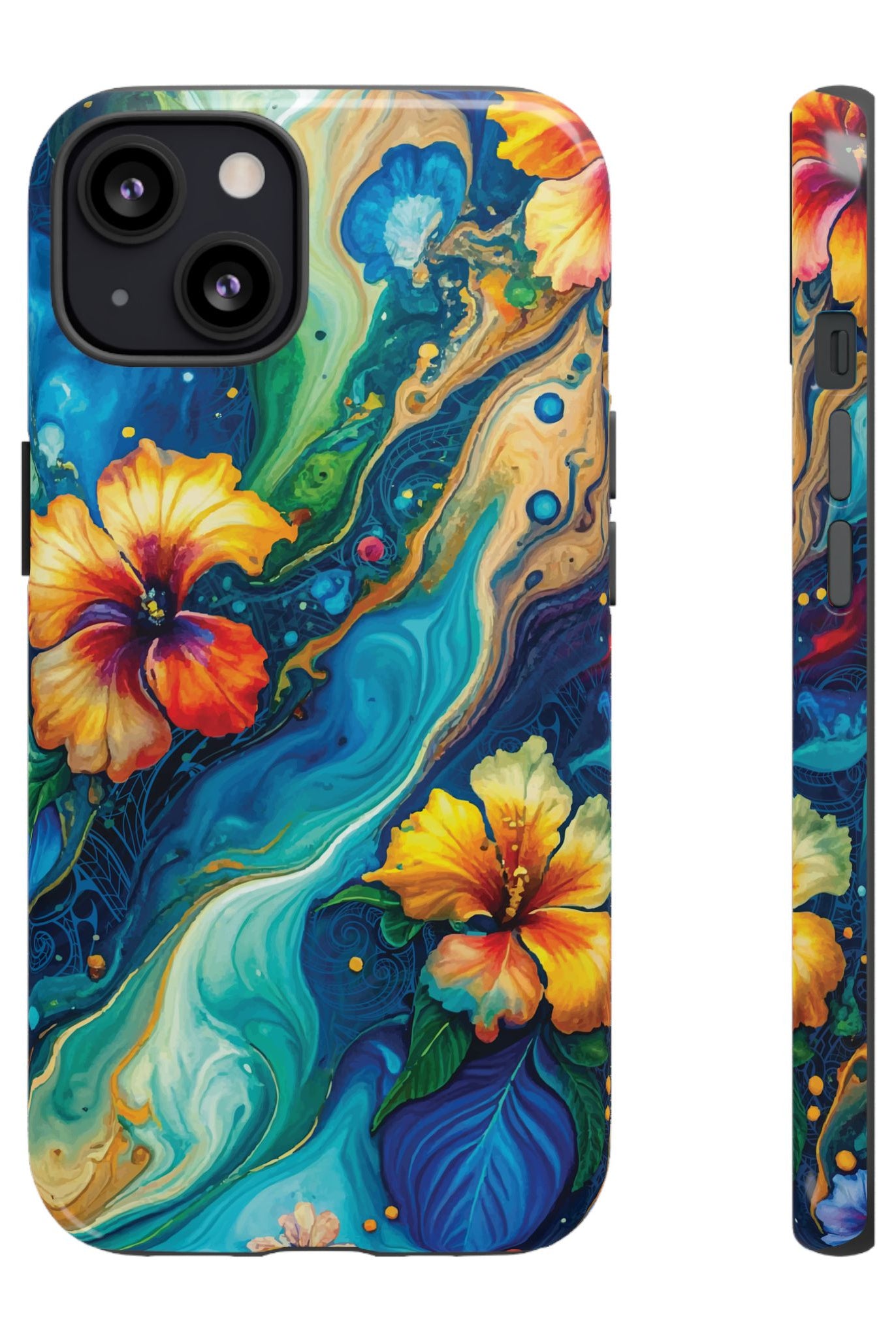 Aloalo Drift Tough Case for iPhone Phone Case The Local Banyan iPhone 13 Glossy
