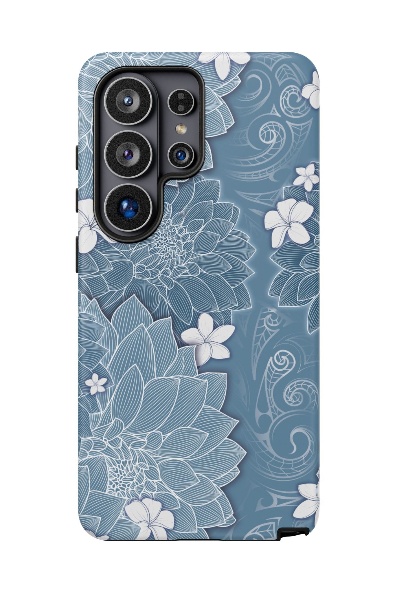 Pua La Tough Samsung Galaxy Case Side View - Dual Layer Drop Protection Hawaiian Phone Case - The Local Banyan