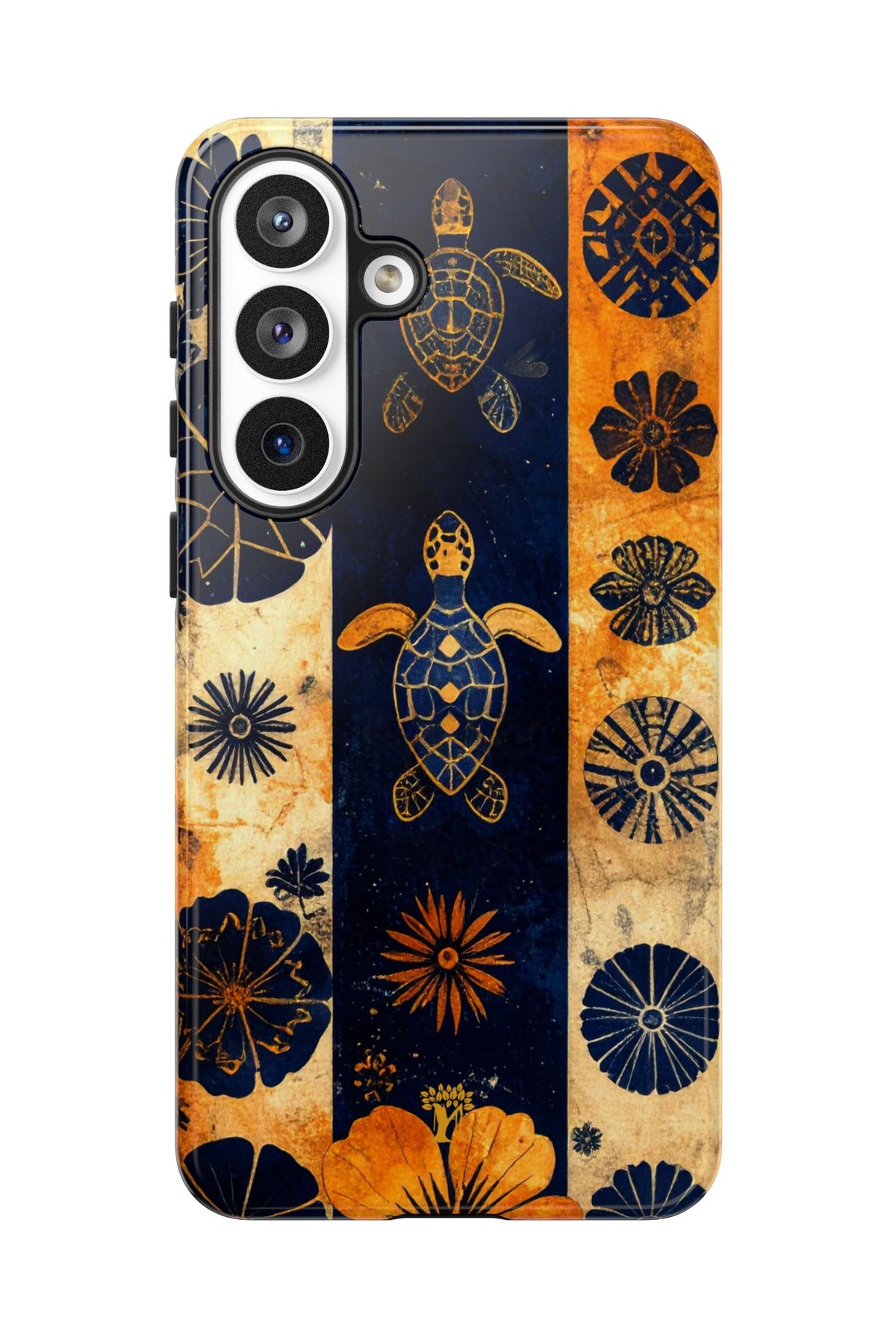 Tapa Pua Lehua Honu Tough Case for Samsung Galaxy Samsung Galaxy S26 Plus Glossy The Local Banyan