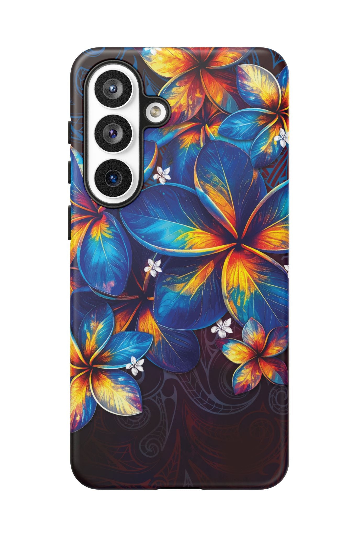 Nohea Twilight Tough Samsung Galaxy Case Side View - Dual Layer Drop Protection Hawaiian Phone Case - The Local Banyan