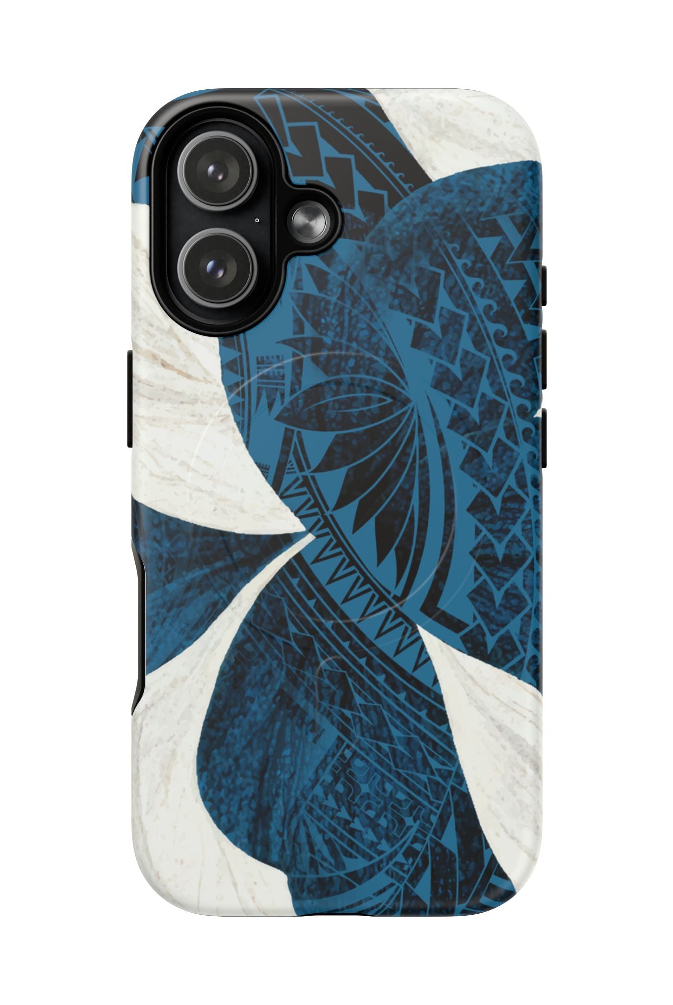Hana Breeze MagSafe iPhone Case Side View - Dual Layer Drop Protection Hawaiian Phone Case - The Local Banyan