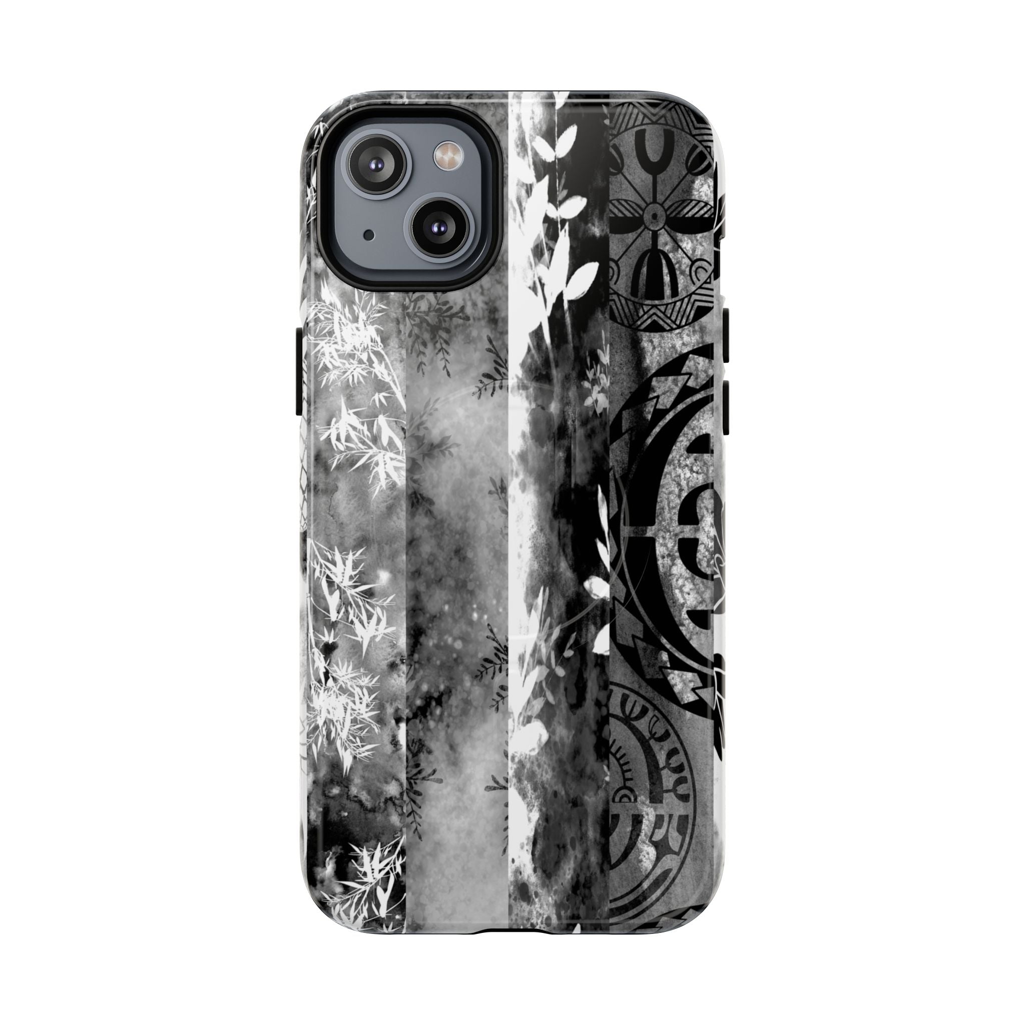 Monochrome Oasis Magnetic Case for iPhone Phone Case The Local Banyan iPhone 14 Plus Glossy