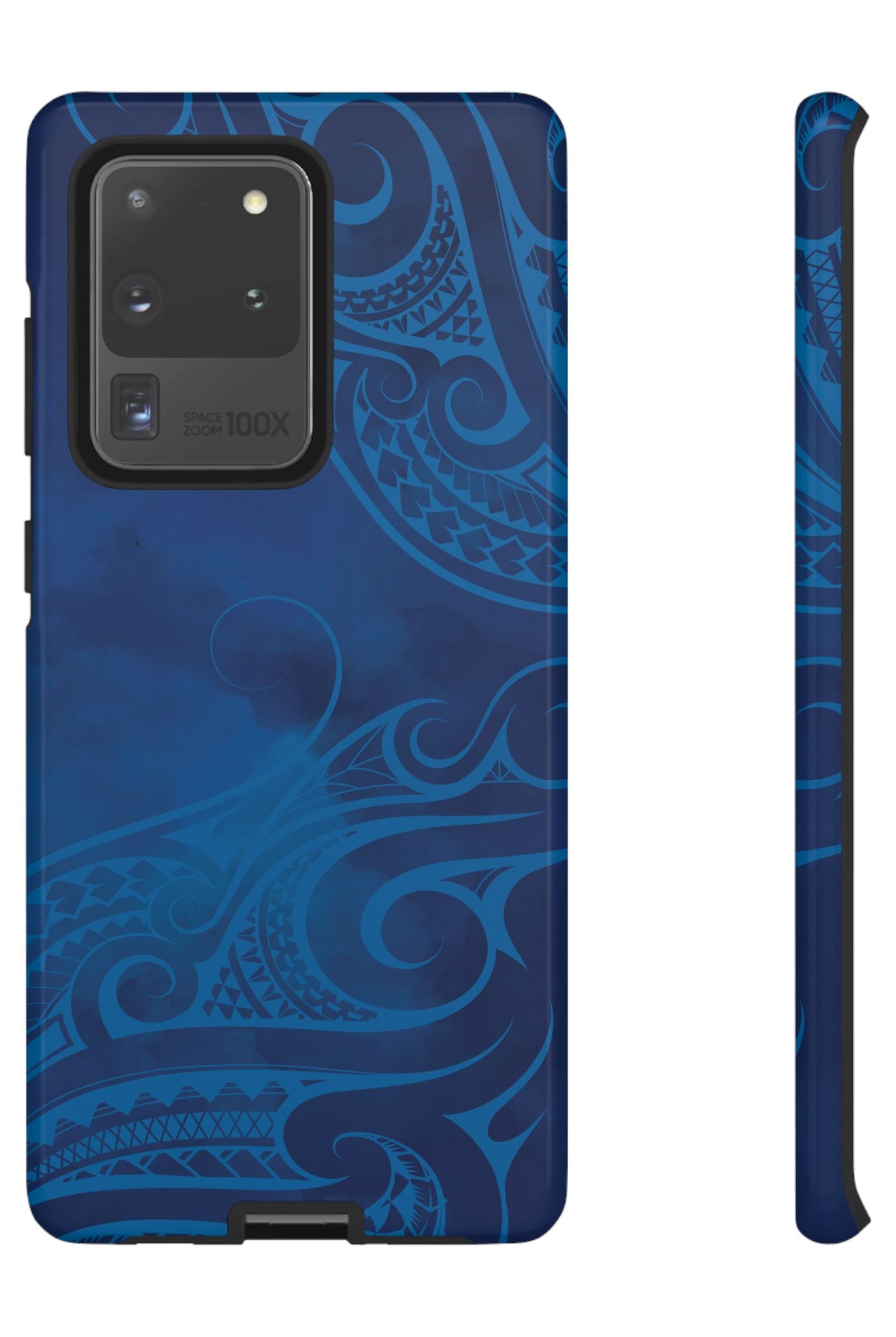Kai Legacy Tough Samsung Galaxy Case Samsung Galaxy S20 Ultra Glossy - Hawaiian Ocean Blue Polynesian Tribal Design - The Local Banyan