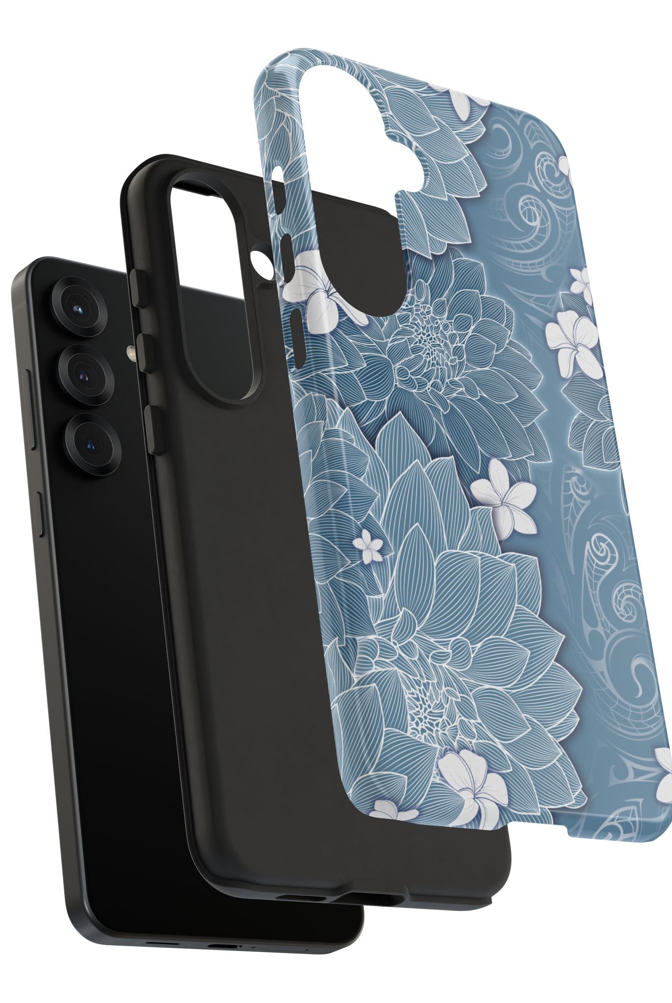 Pua La Tough Samsung Galaxy Case Side View - Dual Layer Drop Protection Hawaiian Phone Case - The Local Banyan