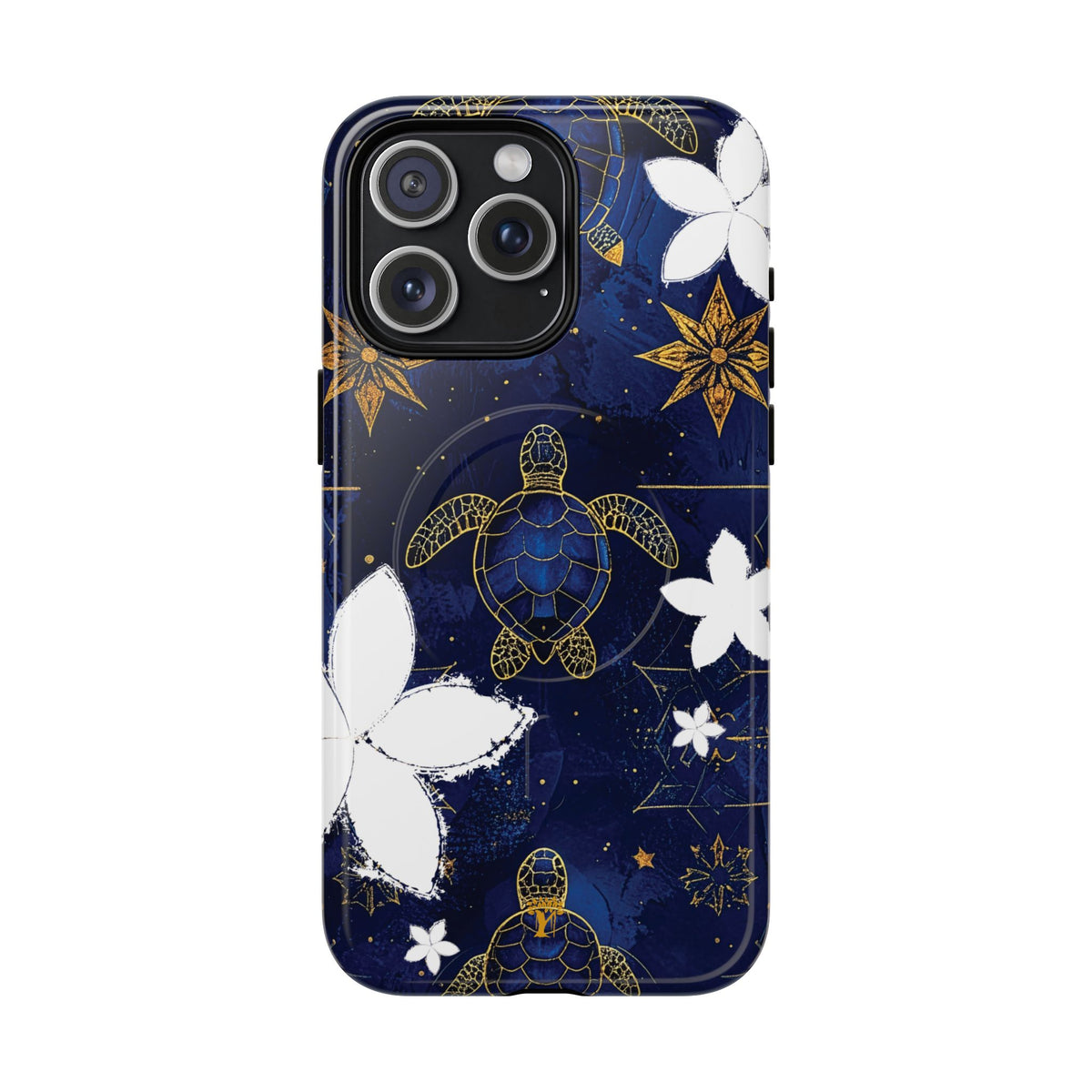 Tapa Hoku Honu Magnetic Case for iPhone iPhone 15 Pro Max Glossy The Local Banyan