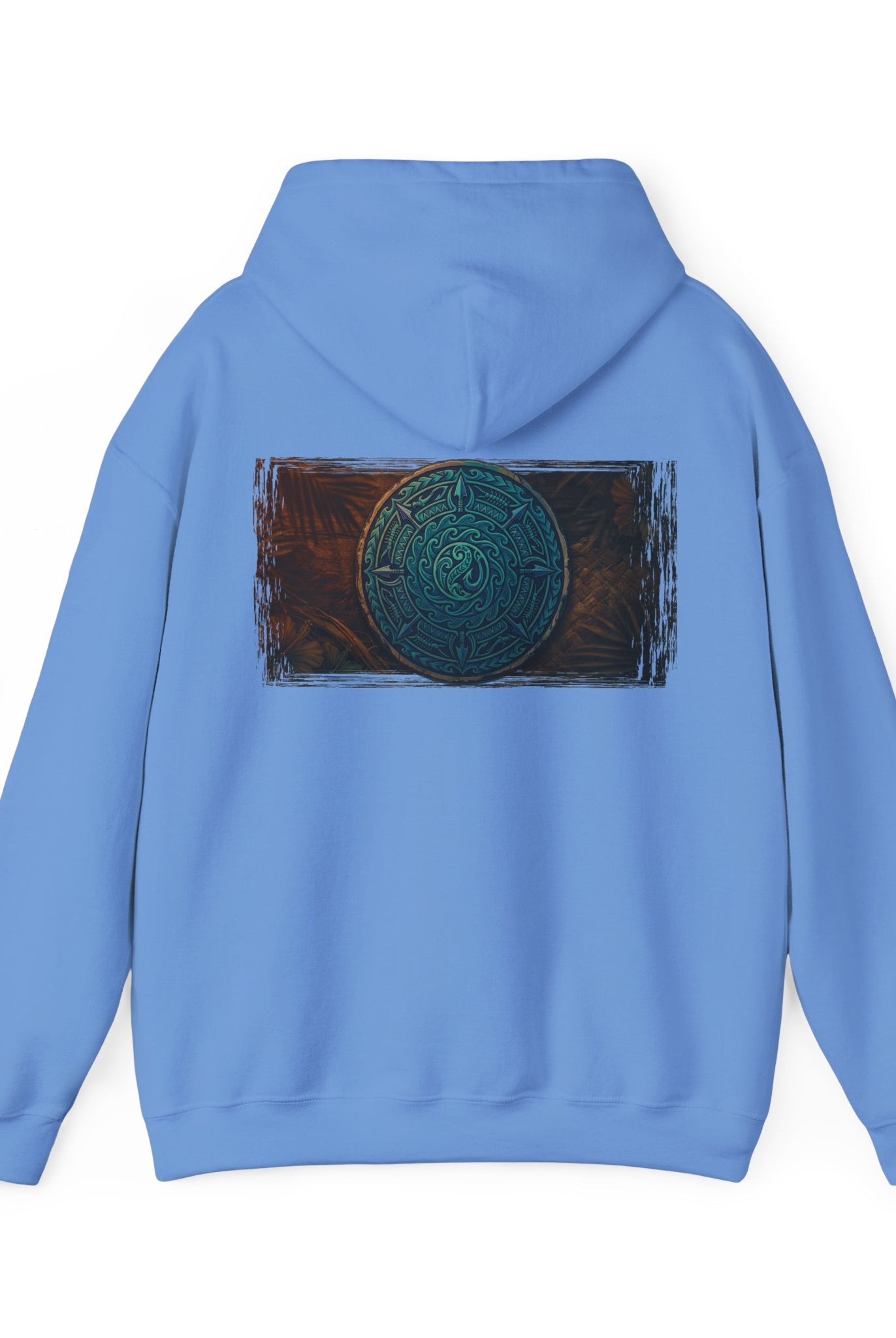 Makau Mana Heavy Blended Hooded Sweatshirt Carolina Blue S The Local Banyan