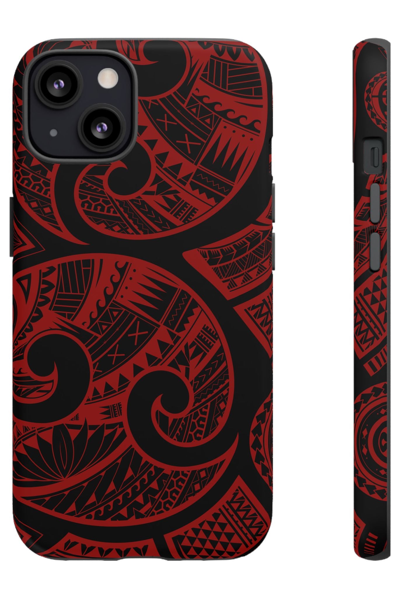 Island Tribal Red Tough Case for iPhone Phone Case Printify iPhone 13 Matte