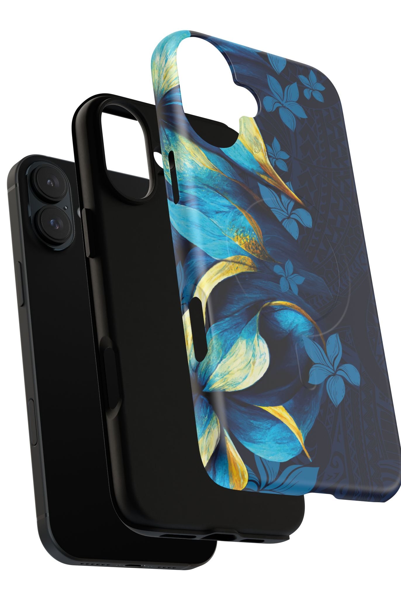 Po Mahina MagSafe iPhone Case Side View - Dual Layer Drop Protection Hawaiian Phone Case - The Local Banyan
