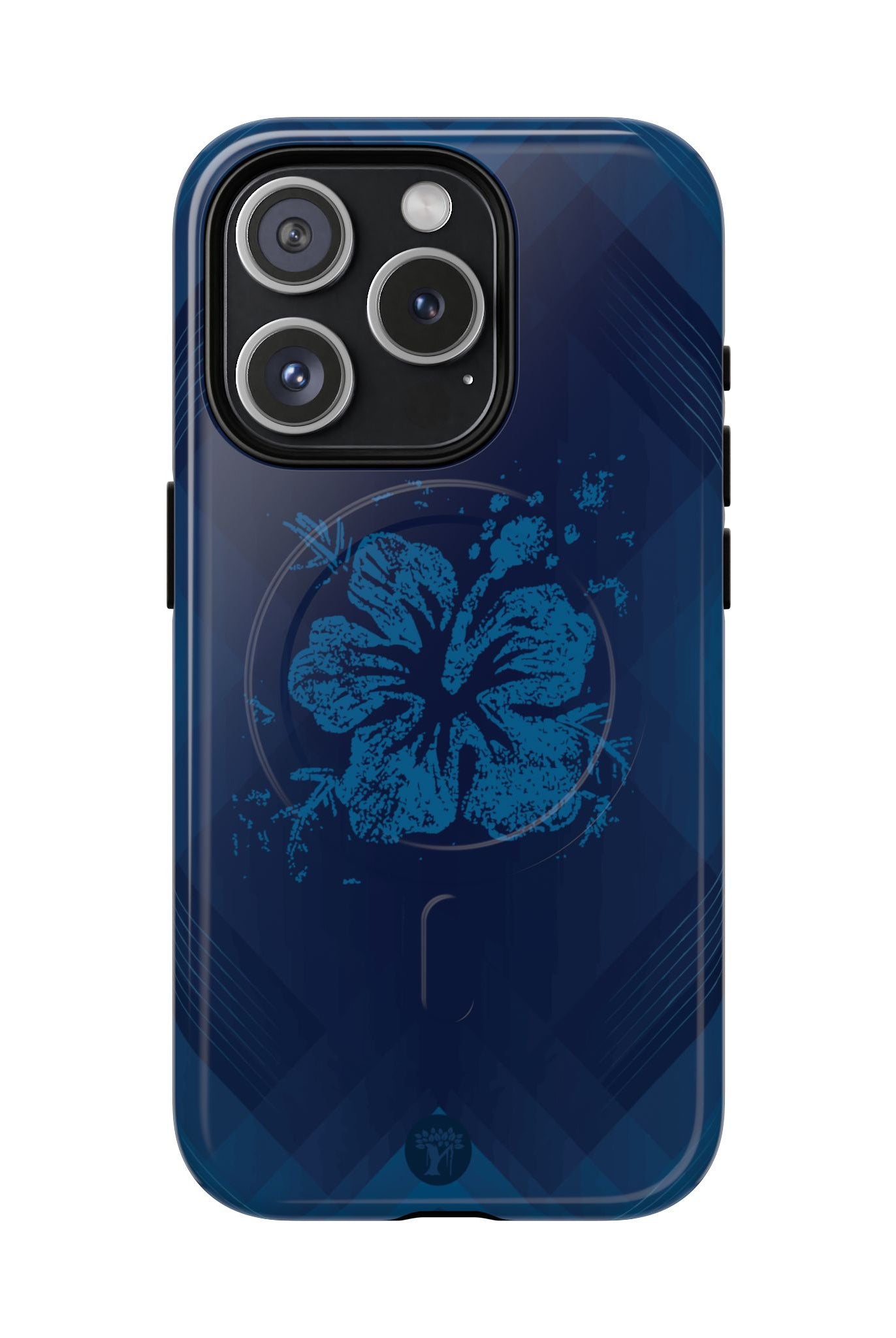 Kikokiko Lehua Magnetic Case for iPhone Phone Case The Local Banyan iPhone 15 Pro Glossy