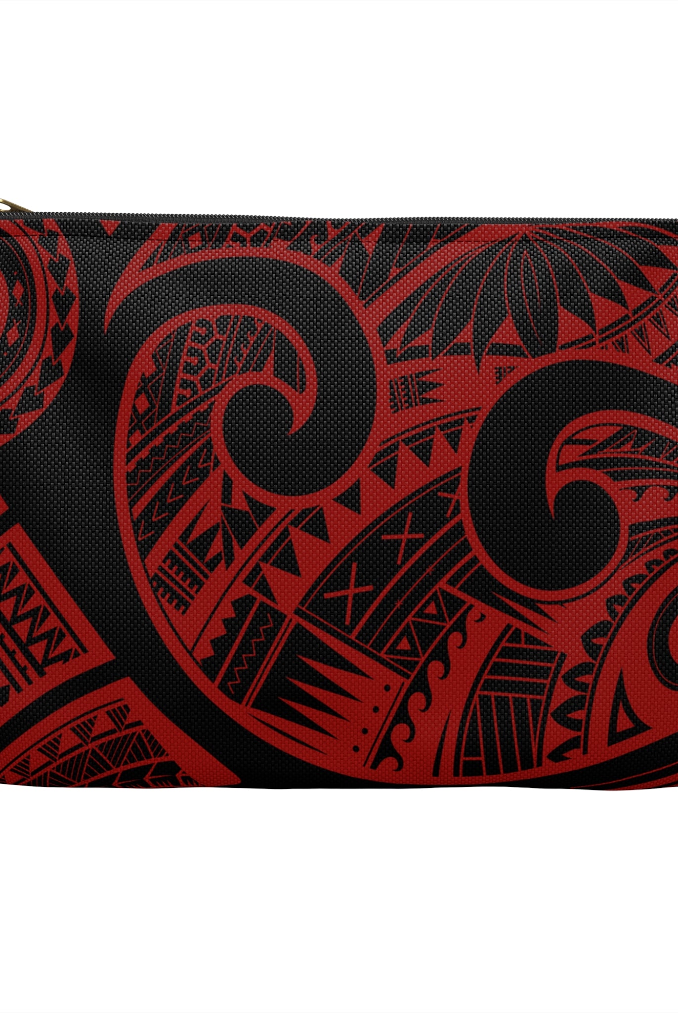 Island Tribal Red Travel Pouch Bag Pouches