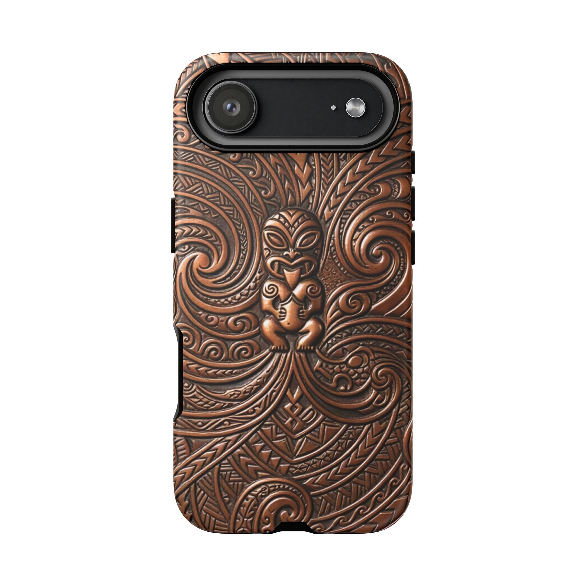 Paa Guardian Tough iPhone Case Side View - Dual Layer Drop Protection Hawaiian Phone Case - The Local Banyan