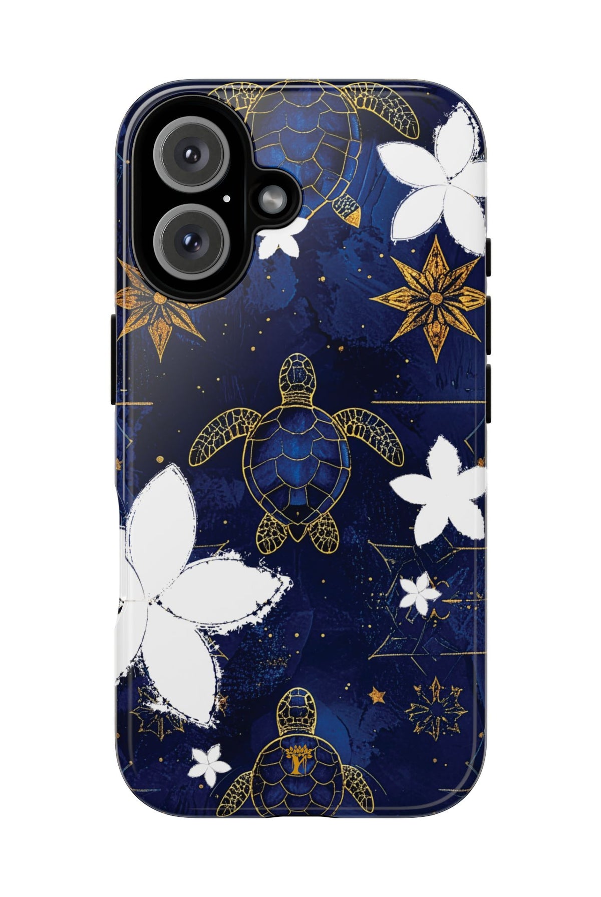 Tapa Hoku Honu Tough Case for iPhone iPhone 16 Glossy The Local Banyan