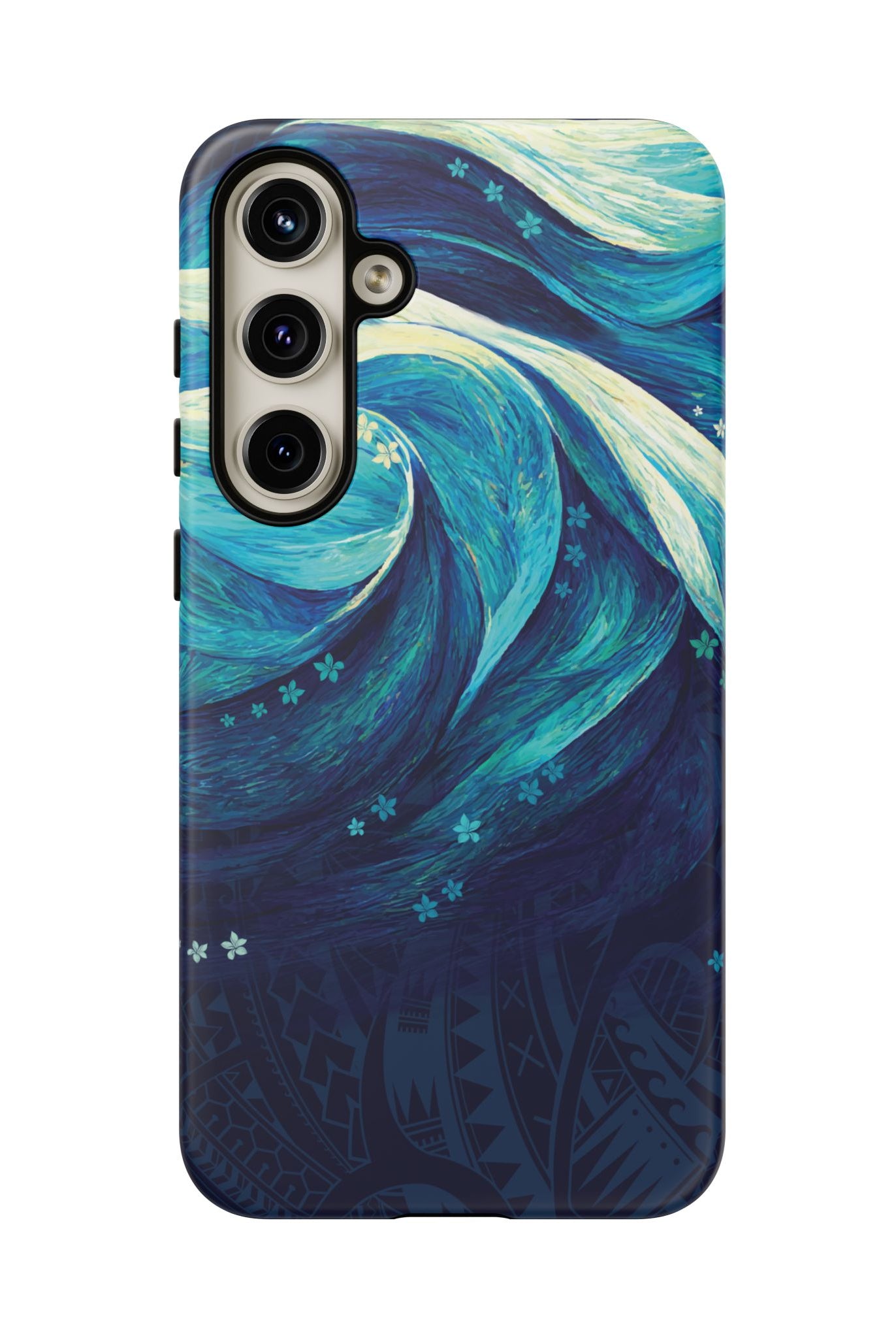 Eternal Mana Tough Samsung Galaxy Case Side View - Dual Layer Drop Protection Hawaiian Phone Case - The Local Banyan