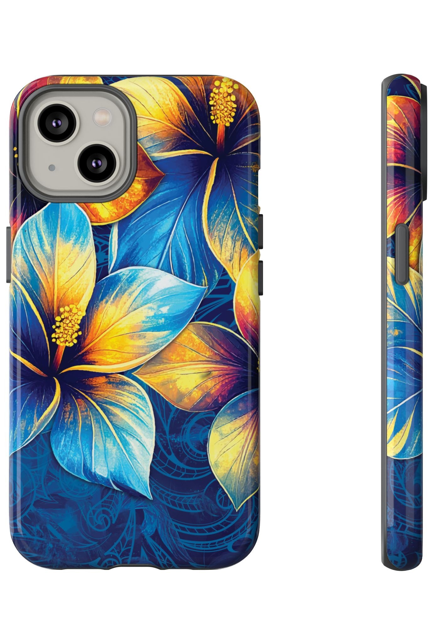 Pua La Tough Case for iPhone Phone Case The Local Banyan iPhone 14 Glossy