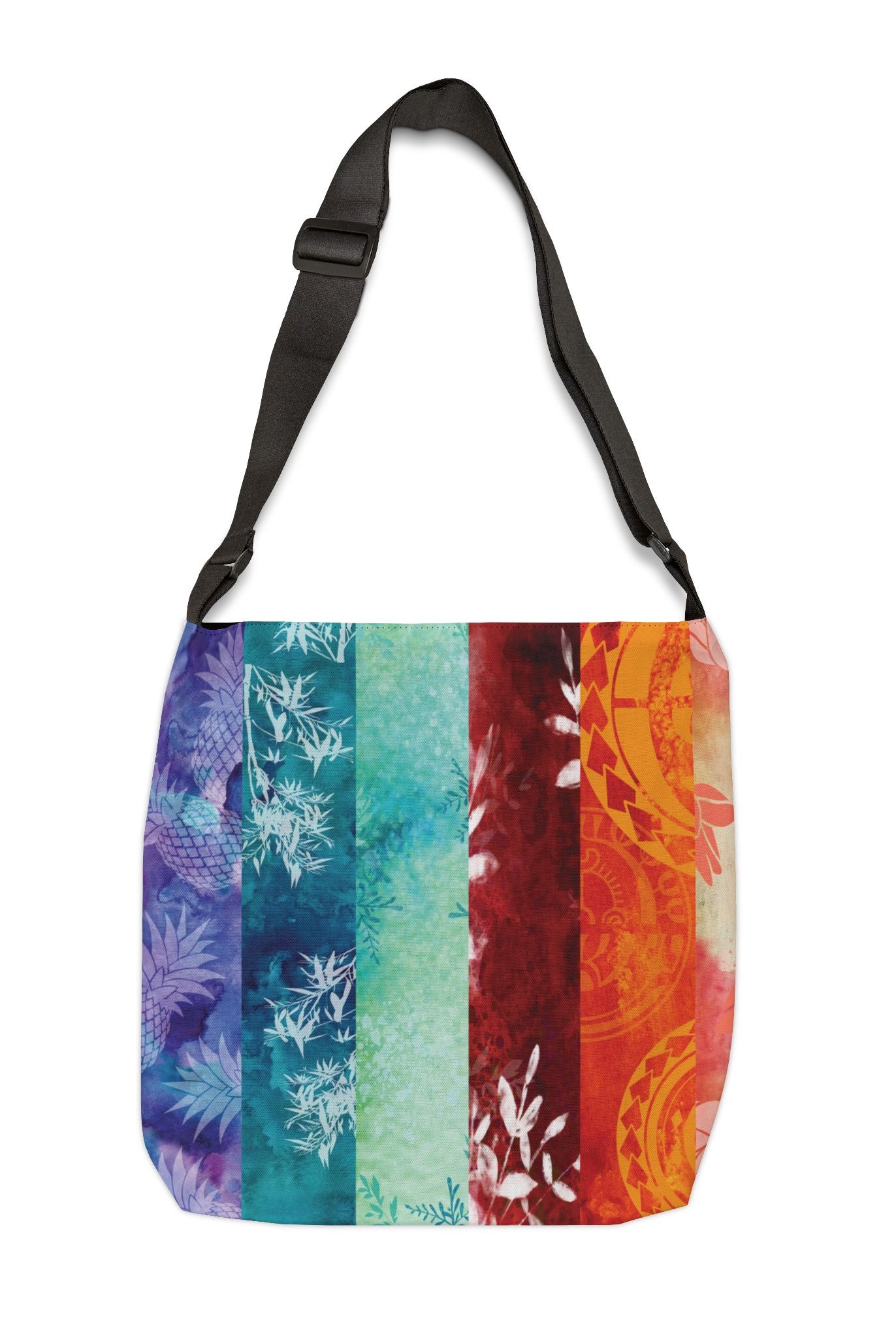 Island Vibes Tote Bag with Adjustable Strap Totes 18" × 18''