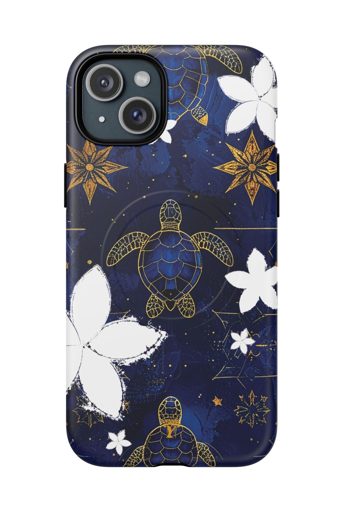 Tapa Hoku Honu Magnetic Case for iPhone iPhone 15 Plus Matte The Local Banyan