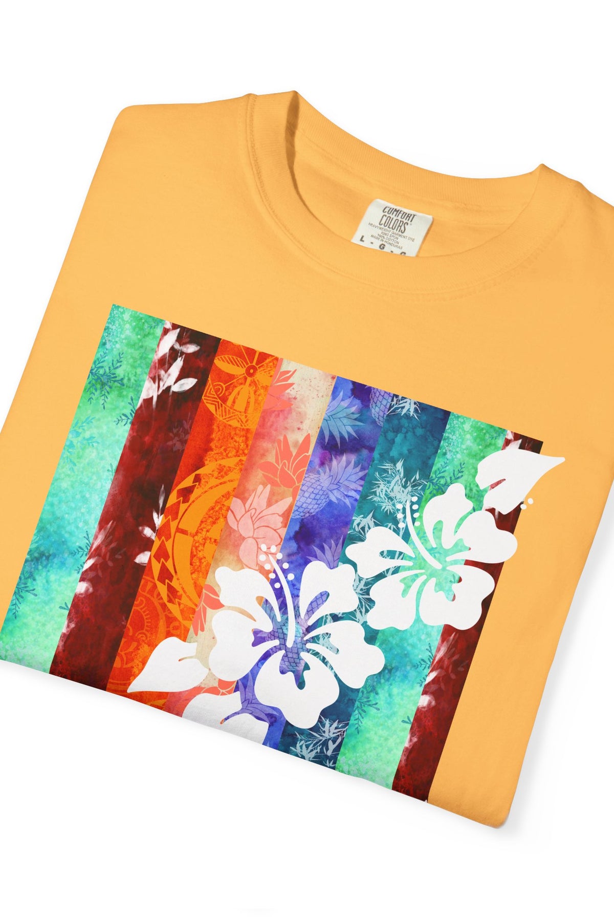 Tropical Vibes Soft Style Tee Red S The Local Banyan