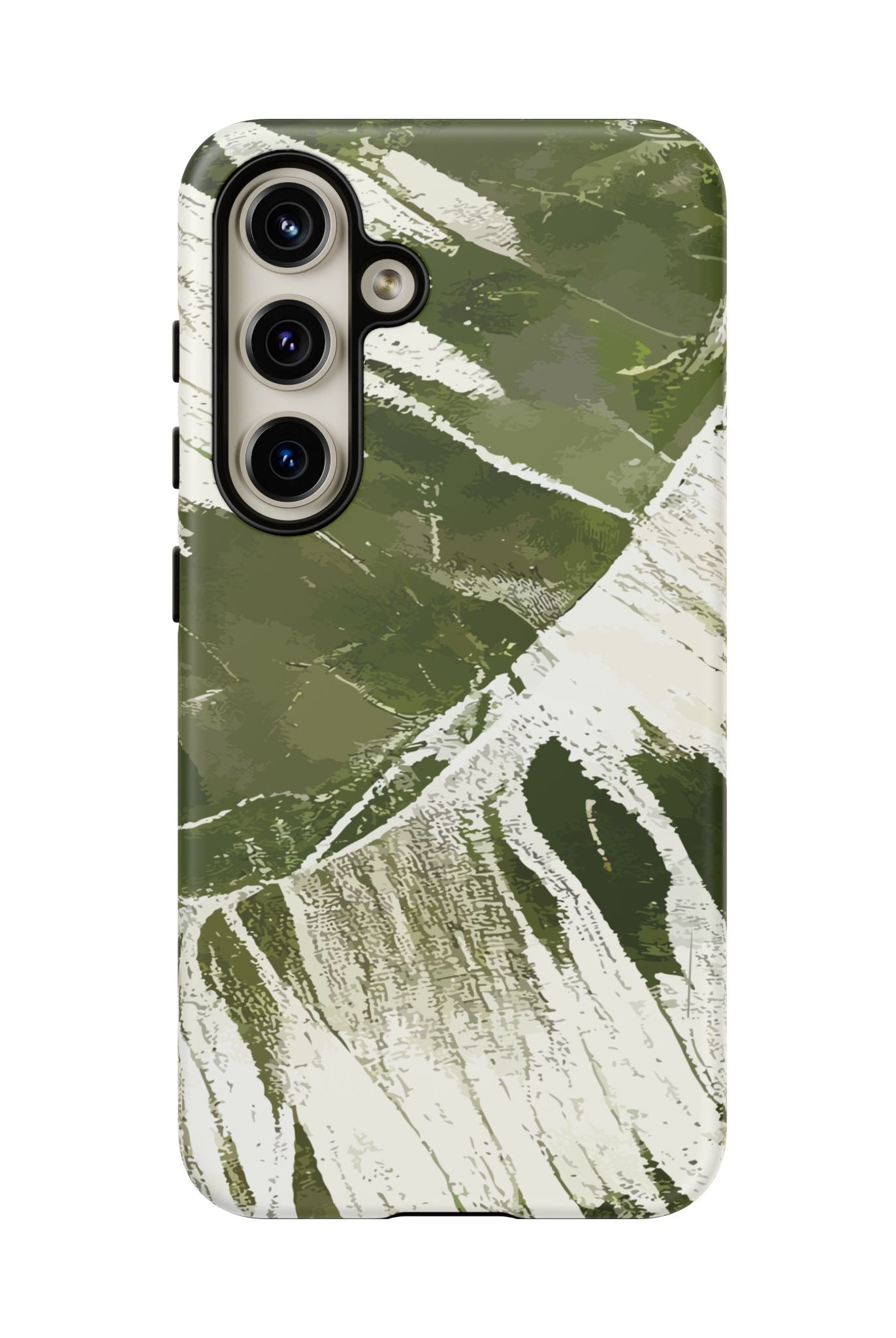 Island Breeze Tough Samsung Galaxy Case Side View - Dual Layer Drop Protection Hawaiian Phone Case - The Local Banyan