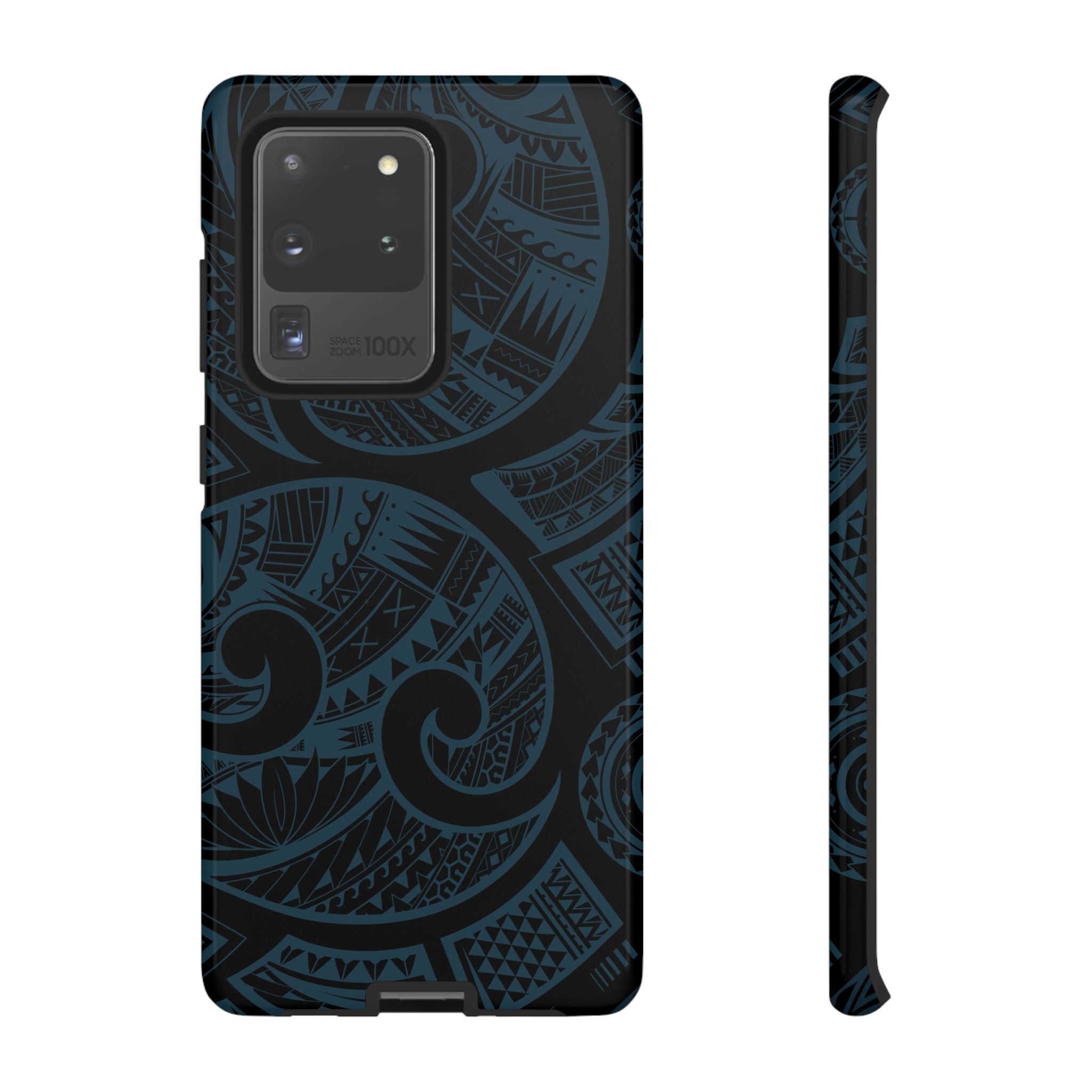 Island Tribal Royal Teal Tough Case for Samsung Galaxy Phone Case The Local Banyan Samsung Galaxy S20 Ultra Glossy