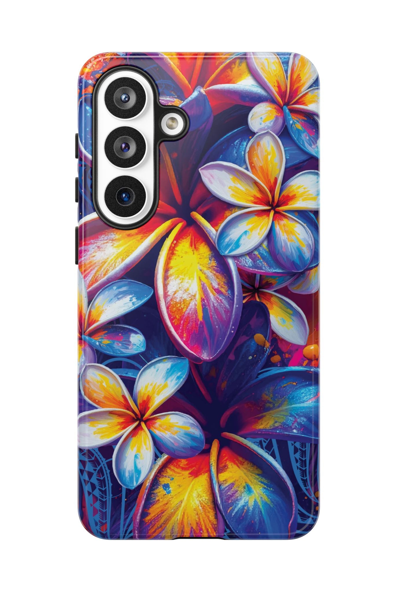 Sunset Ink Tough Samsung Galaxy Case Side View - Dual Layer Drop Protection Hawaiian Phone Case - The Local Banyan