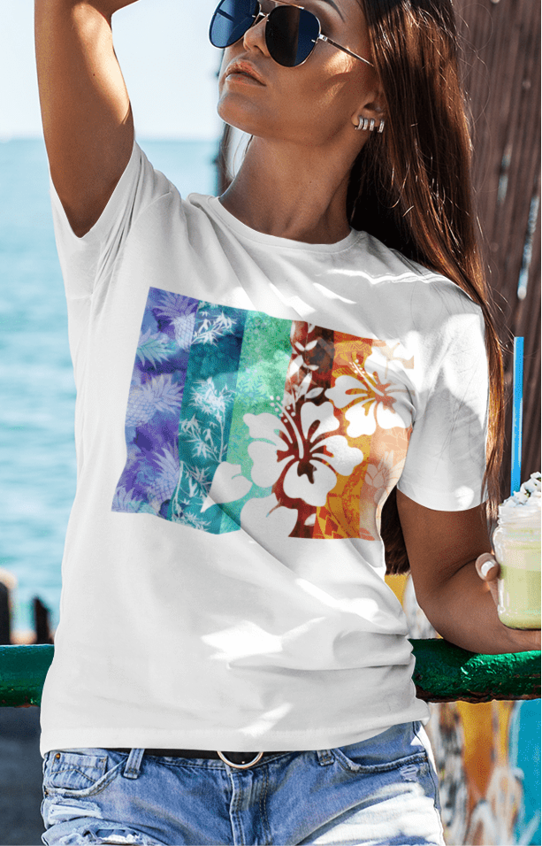 Tropical Vibes Soft Style Tee T-Shirt The Local Banyan
