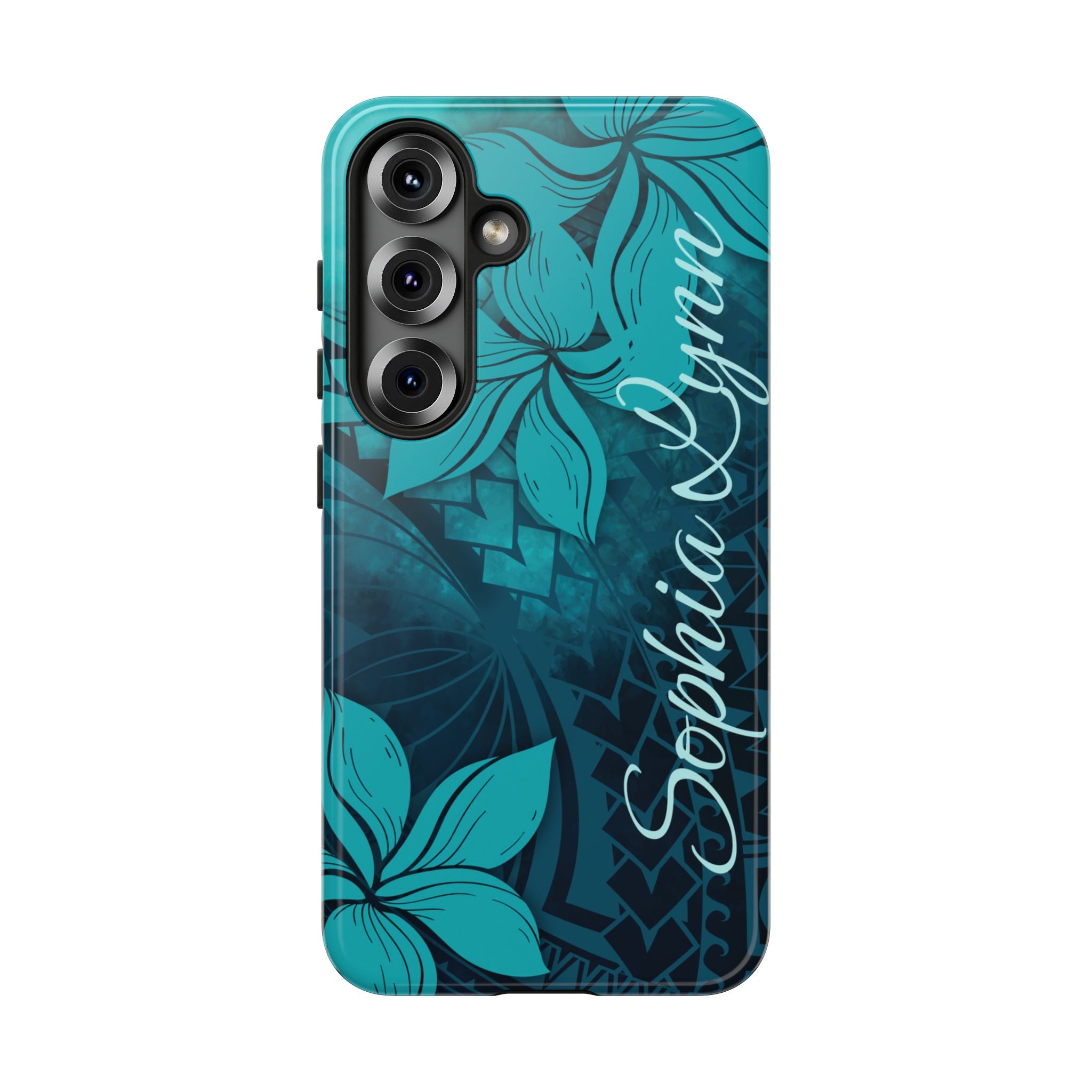 Moana Bloom Personalized Tough Case for Samsung Galaxy - Script Font Phone Case The Local Banyan
