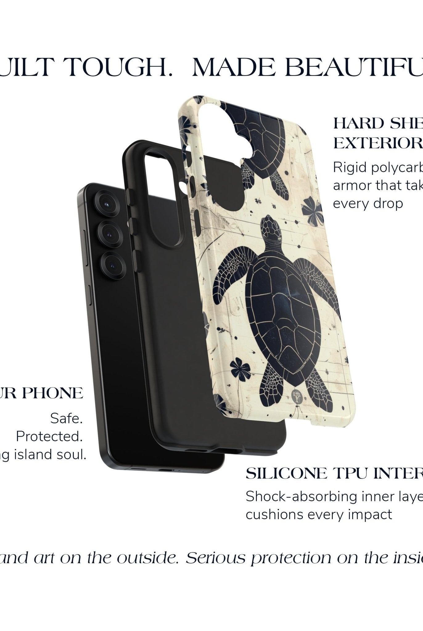 Tapa Keʻa Honu Tough Case for Samsung Galaxy Samsung Galaxy S20 FE Glossy The Local Banyan