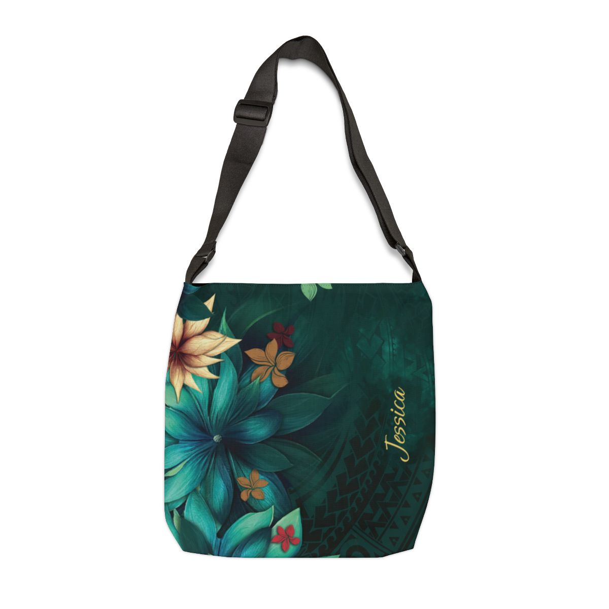 Aloha Whispers Personalized Tote Bag with Adjustable Strap Totes The Local Banyan 16" × 16''