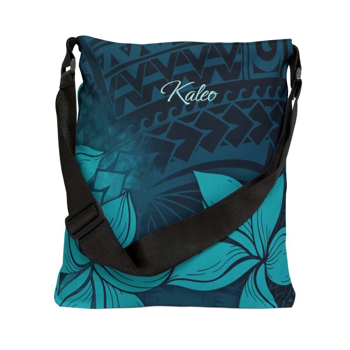 Moana Bloom Personalized Tote with Adjustable Strap Totes The Local Banyan