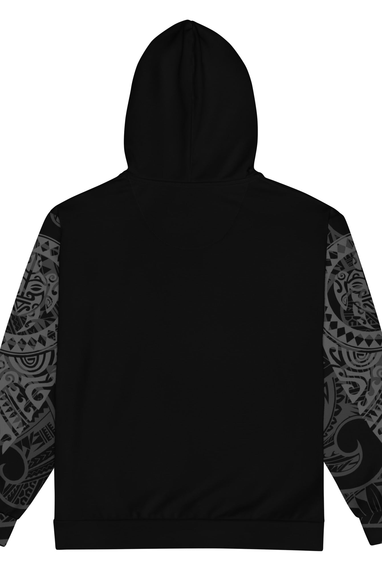 Ash Grey Tribal Zip Up Hoodie Zip Up Hoodie
