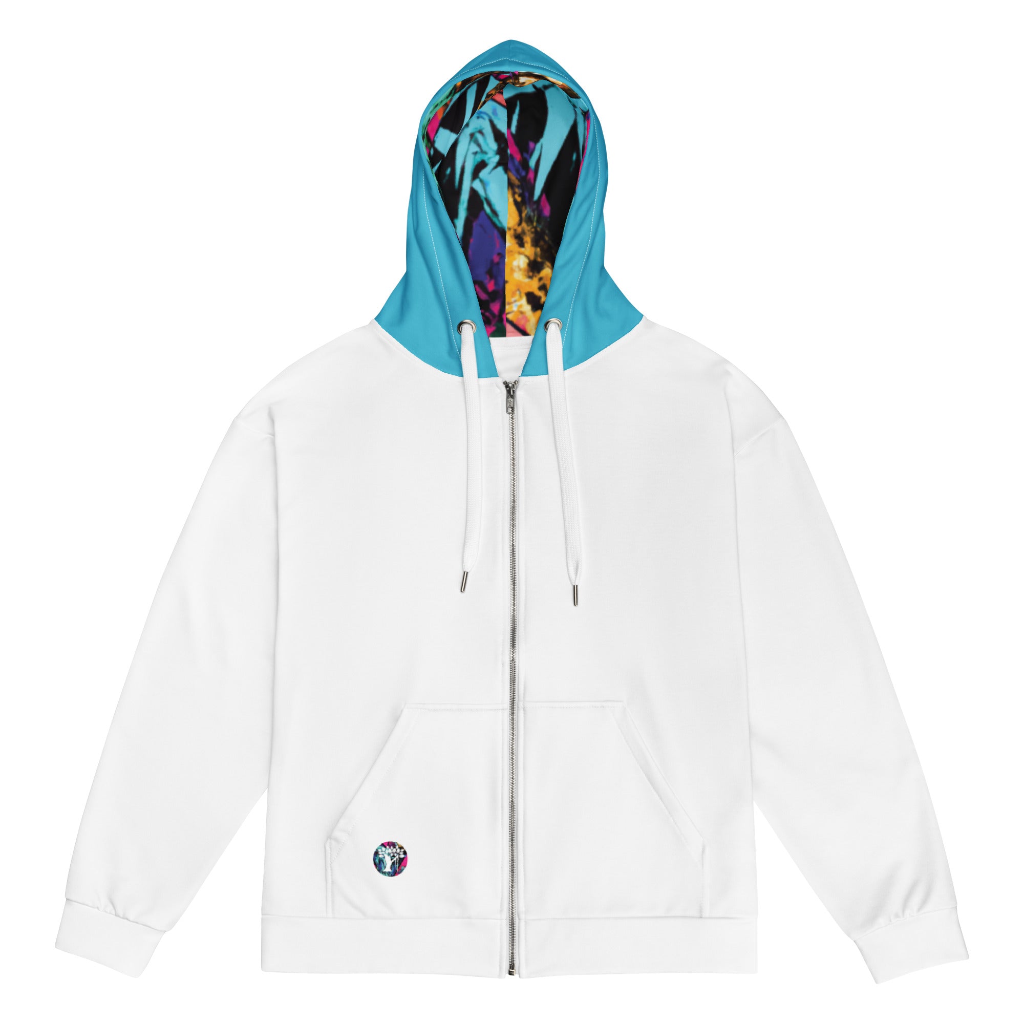 Pineapple Blossom Triad Zip Up Hoodie Zip Up Hoodie The Local Banyan