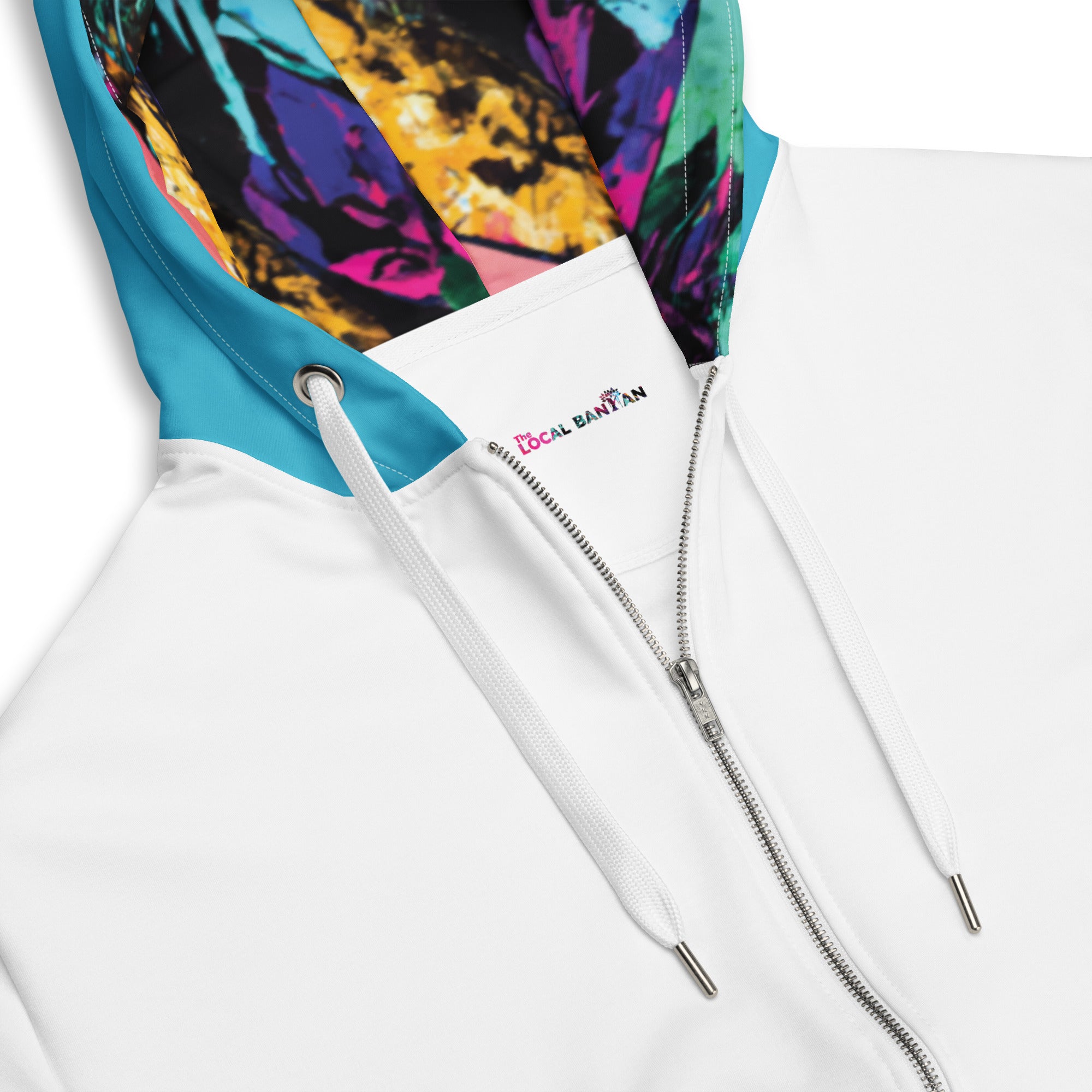 Pineapple Blossom Triad Zip Up Hoodie Zip Up Hoodie The Local Banyan