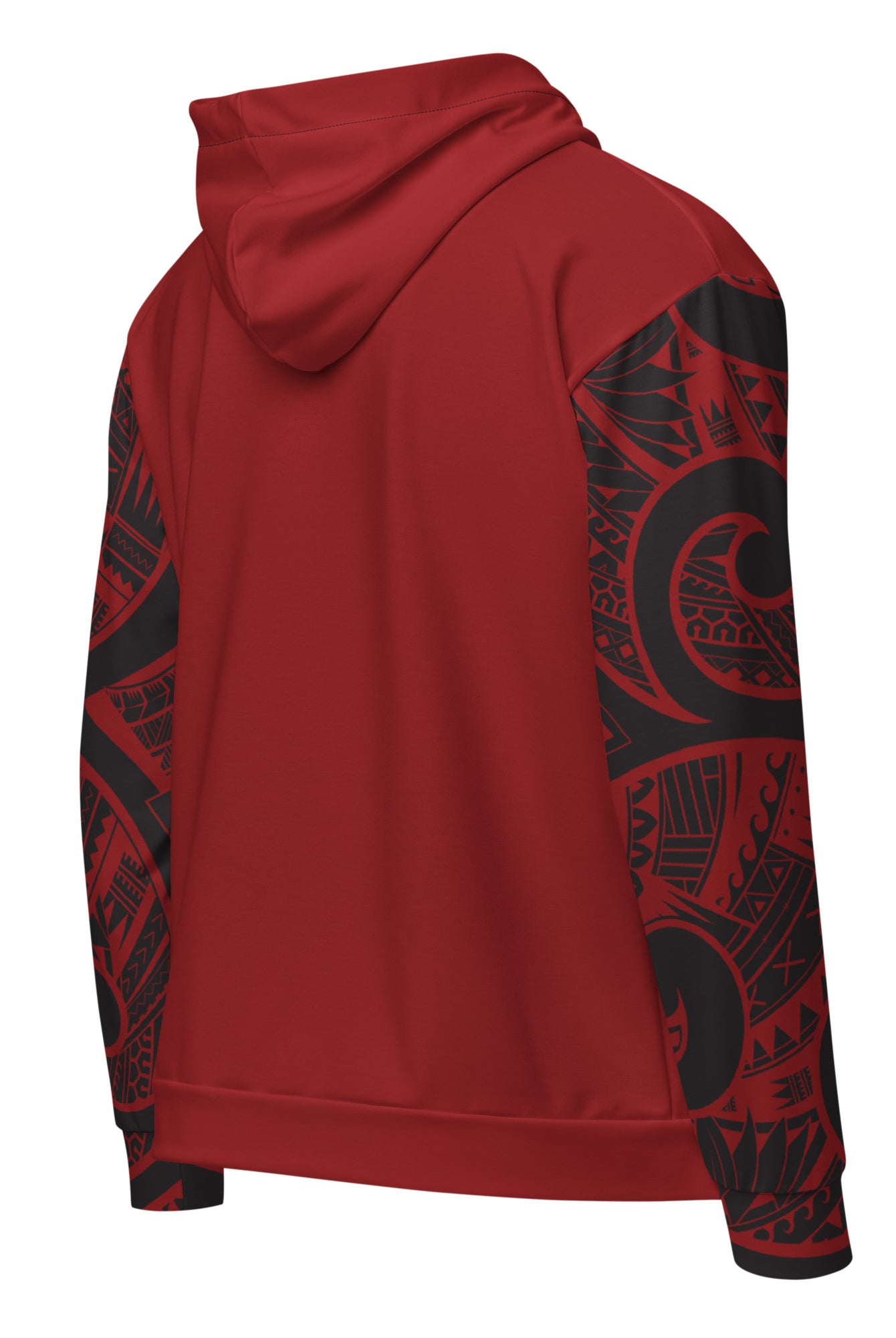 Crimson Tribal Zip Up Hoodie Zip Up Hoodie