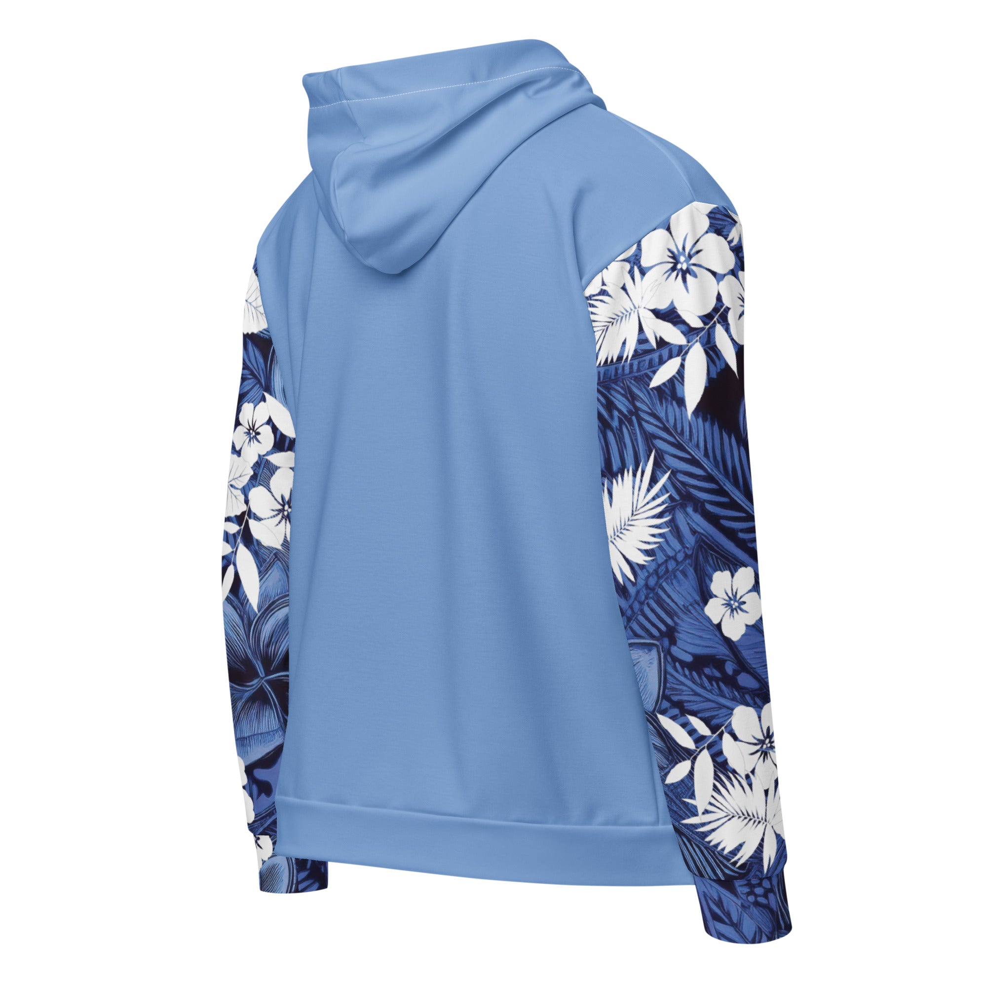 Eternal Blue Plumeria Zip Up Hoodie Zip Up Hoodie The Local Banyan