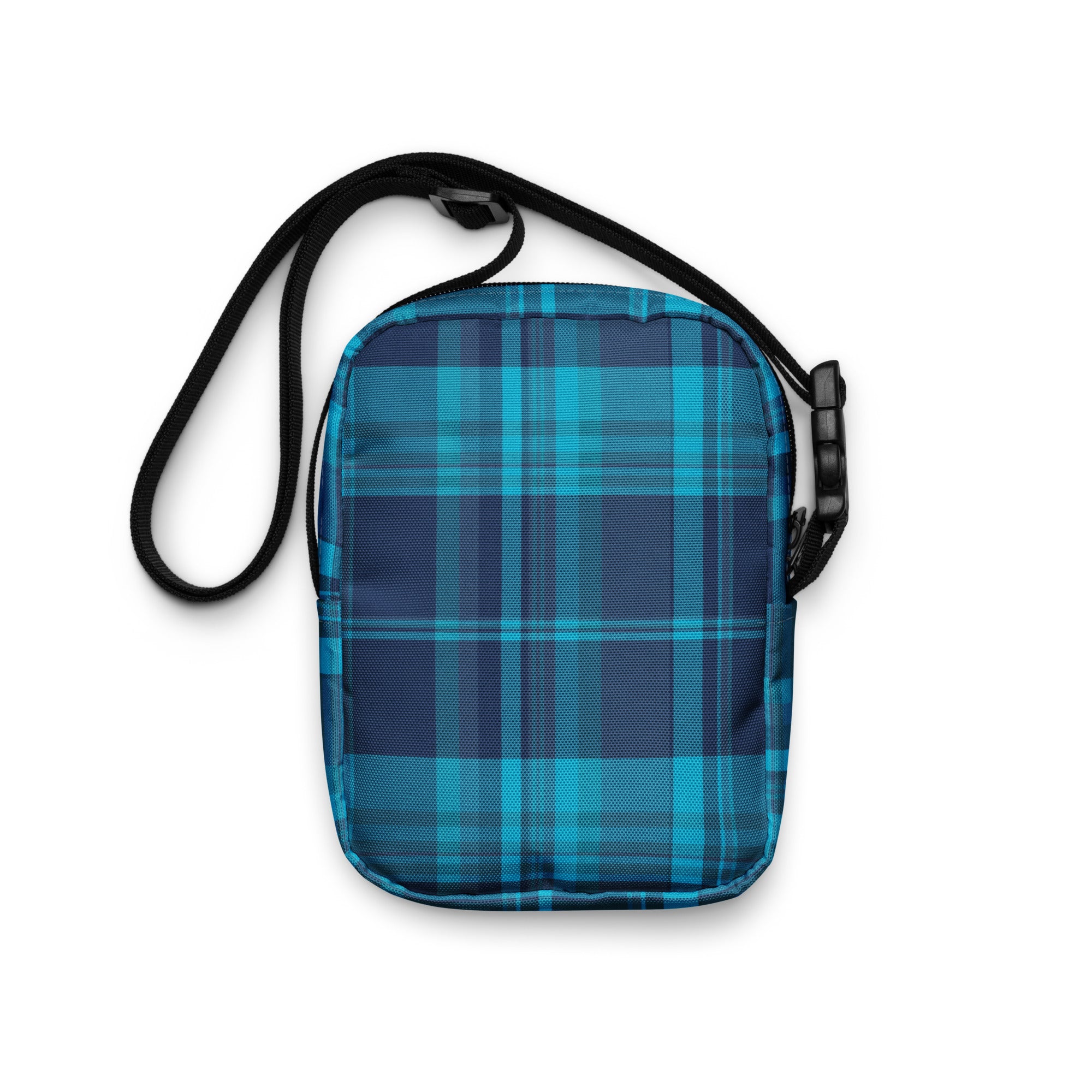 Plaid Feather Mini Crossbody Bag Crossbodies The Local Banyan Default Title