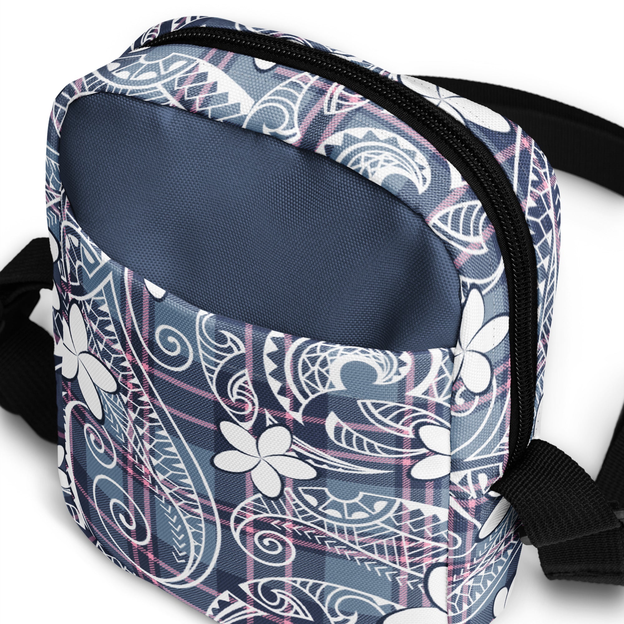 Plaid Plumeria Mini Crossbody Bag Crossbodies The Local Banyan