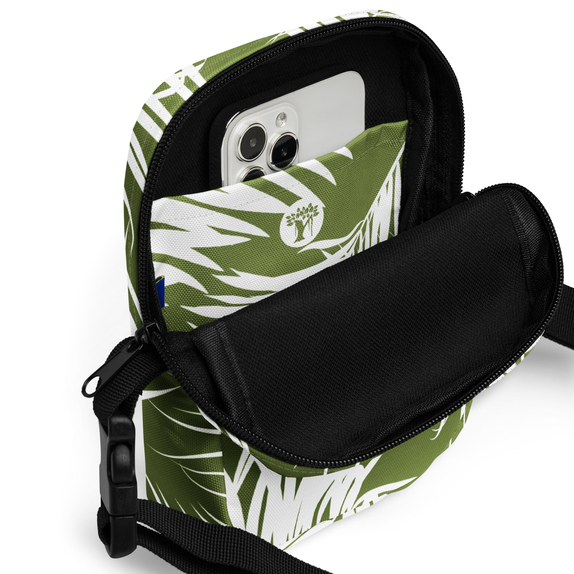 Tropical Palms Mini Crossbody Bag Crossbodies The Local Banyan