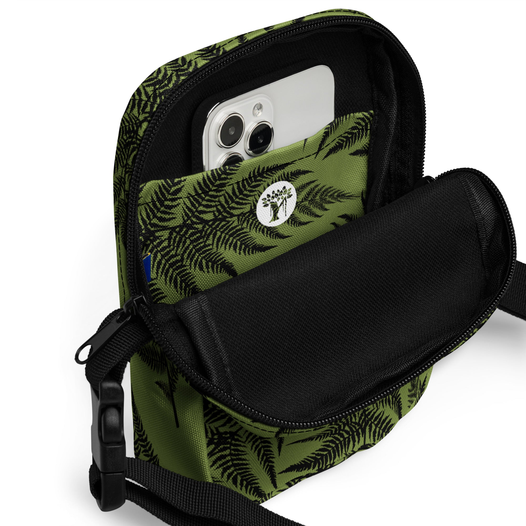 Black Fern Mini Crossbody Bag Crossbodies The Local Banyan