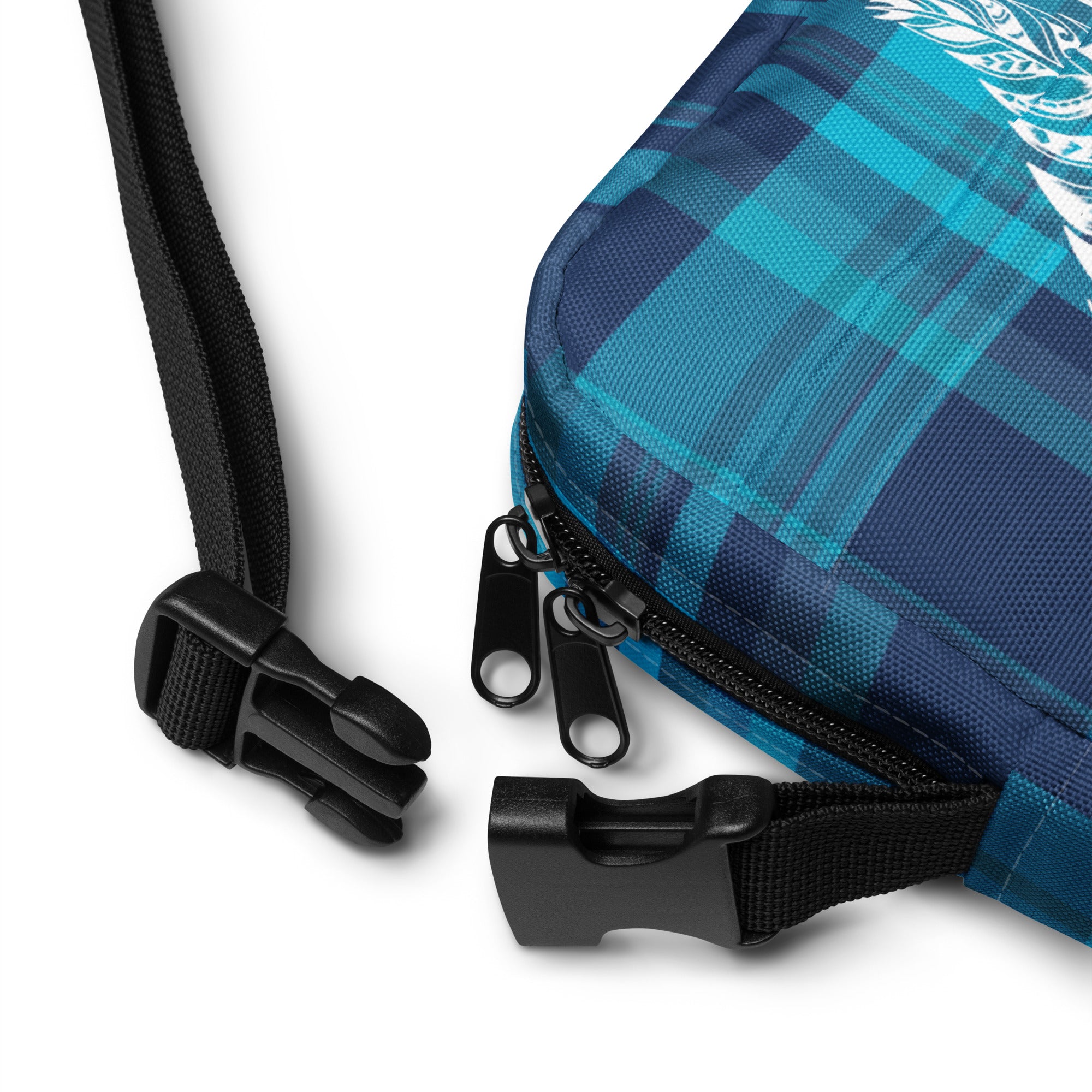 Plaid Feather Mini Crossbody Bag Crossbodies The Local Banyan