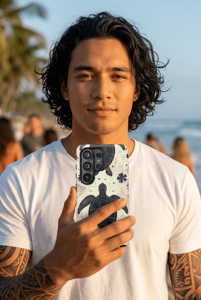 Tapa Keʻa Honu Tough Case for Samsung Galaxy Samsung Galaxy S20 FE Glossy The Local Banyan