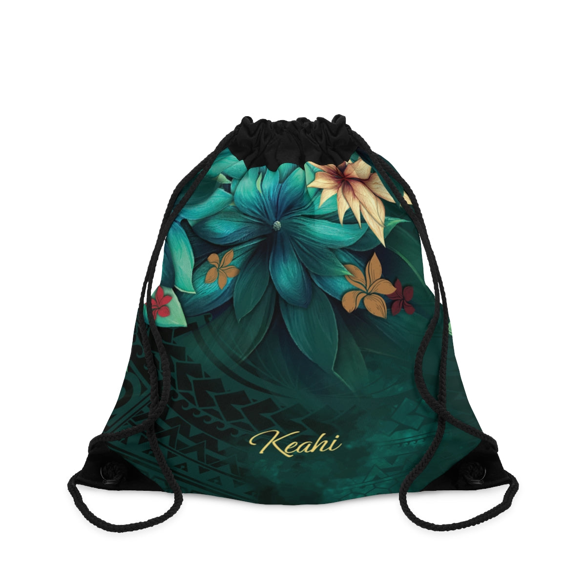 Aloha Whispers Personalized Drawstring Cinch Bag Backpack The Local Banyan