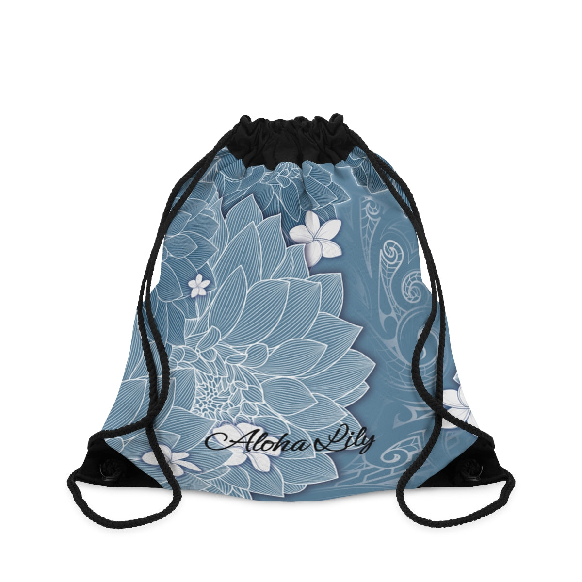 Pua Lani Personalized Drawstring Cinch Bag Backpack The Local Banyan