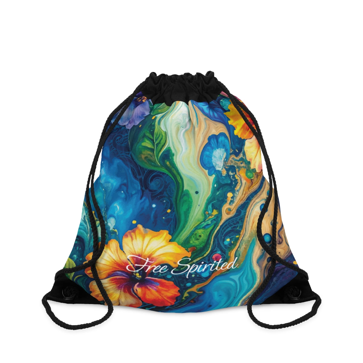 Aloalo Drift Personalized Drawstring Cinch Bag Backpack The Local Banyan