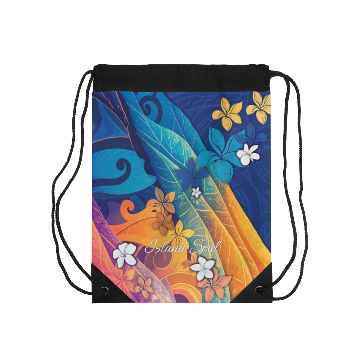 Mauna Sunrise Personalized Drawstring Cinch Bag Backpack The Local Banyan Default Title