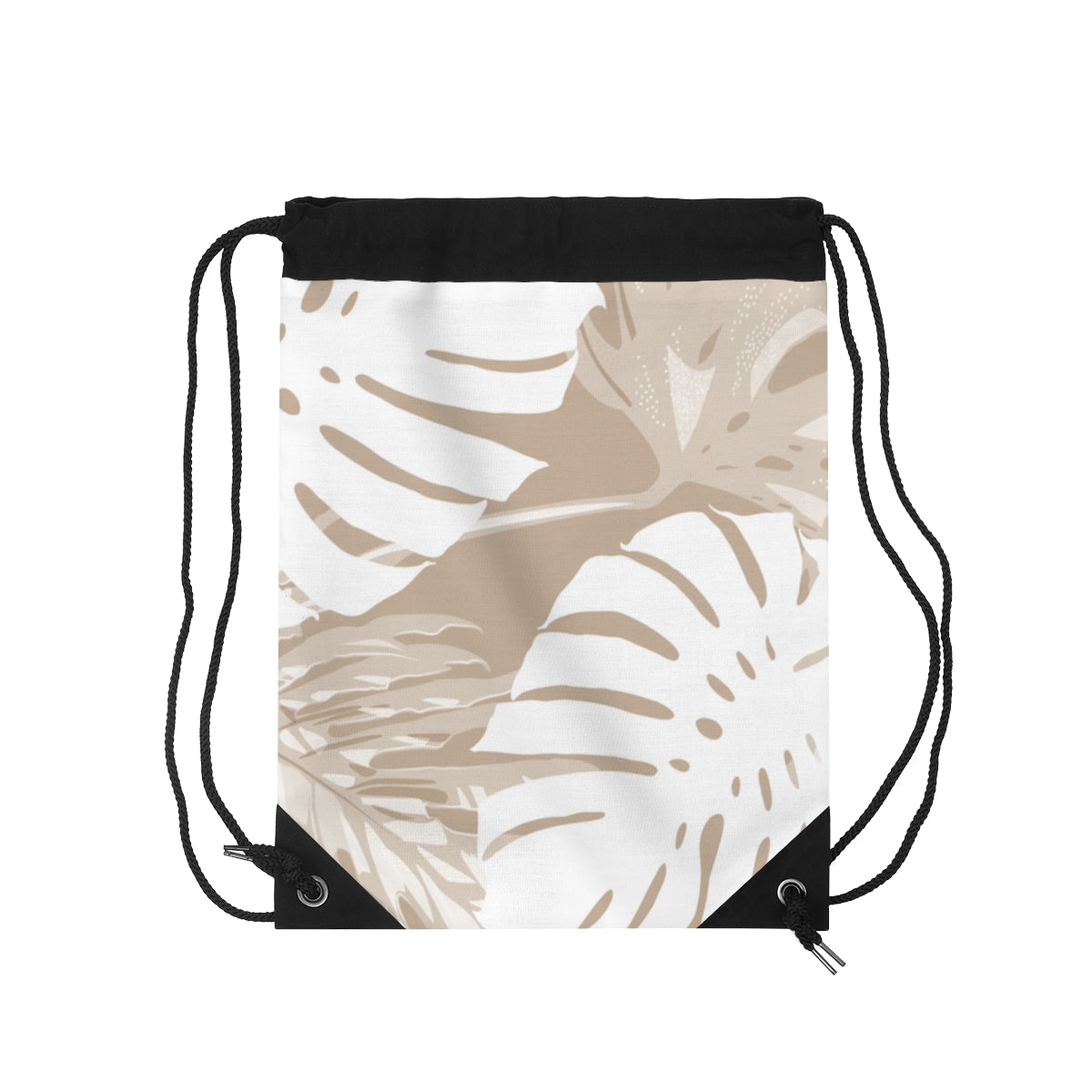 Exotic Monstera Personalized Drawstring Cinch Bag Backpack The Local Banyan