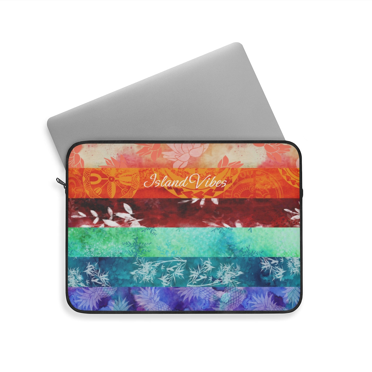Island Vibes Personalized Laptop Sleeve Laptop Sleeve The Local Banyan