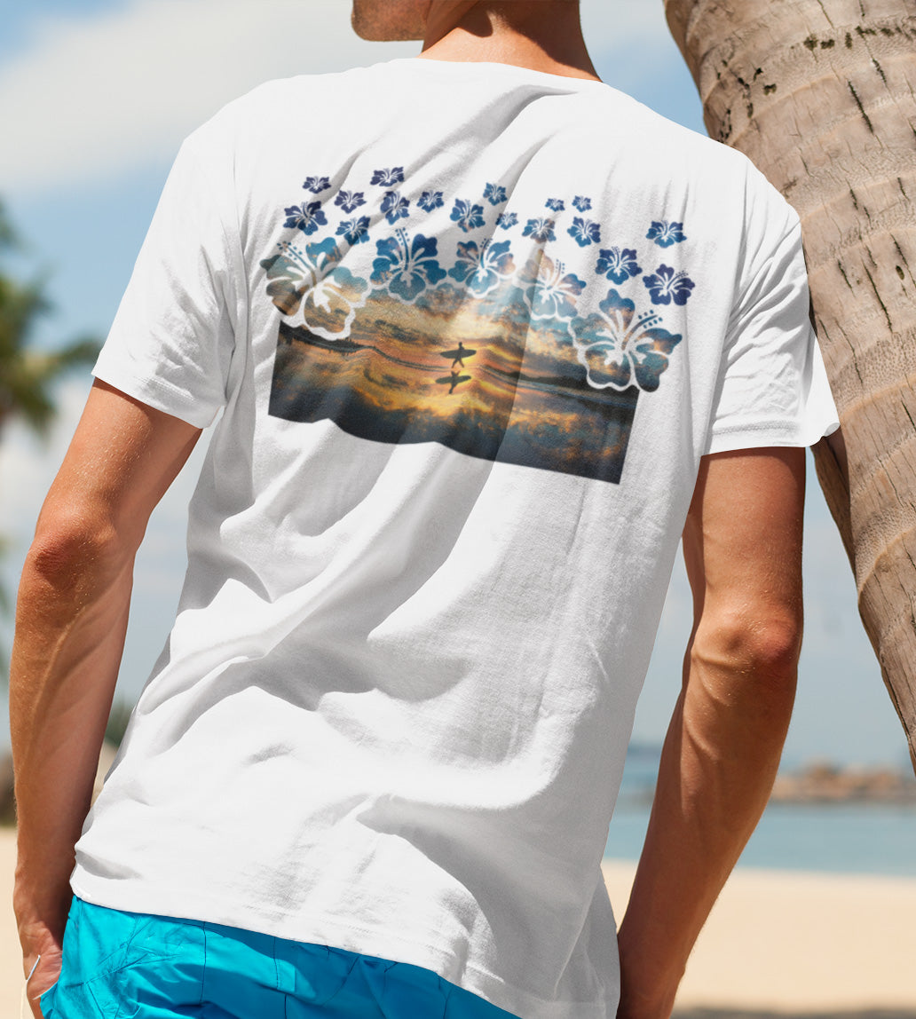 Sunset Surfer Soft Style Tee T-Shirt The Local Banyan