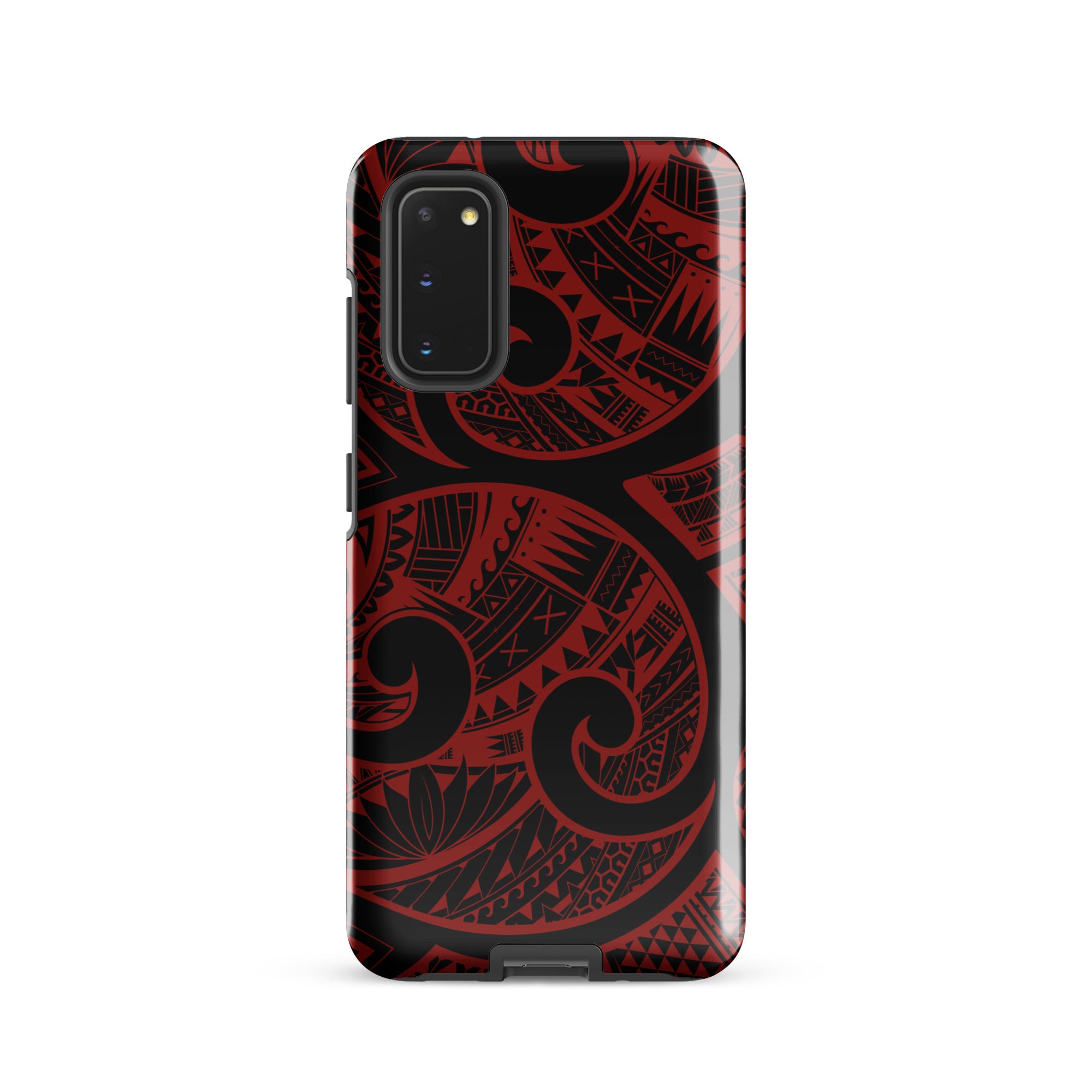 Island Tribal Red Tough Case for Samsung Galaxy Phone Case The Local Banyan