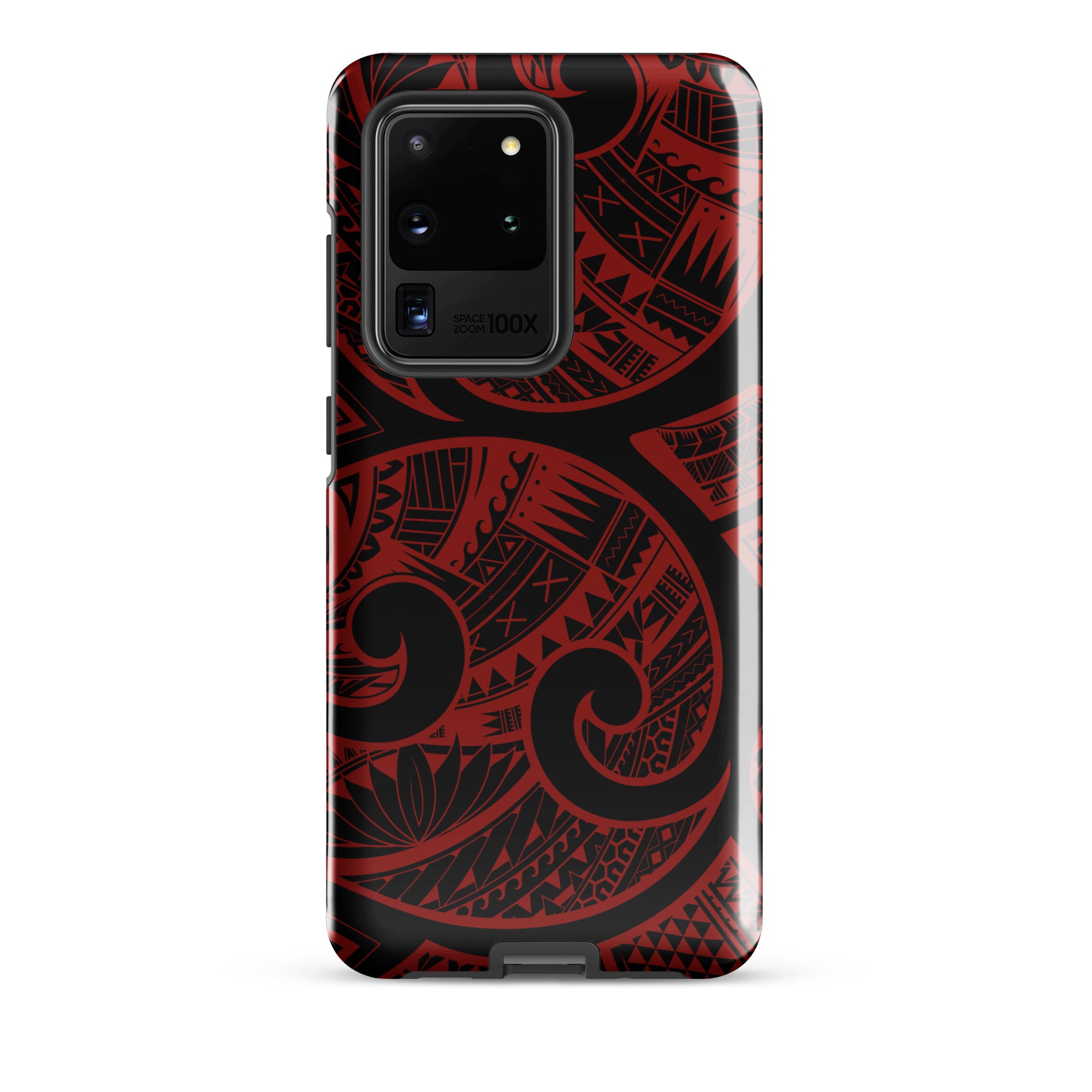 Island Tribal Red Tough Case for Samsung Galaxy Phone Case The Local Banyan